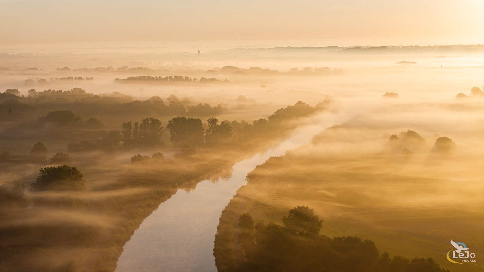 Zonsopkomst - Schelde - Avelgem/Kluisbergen