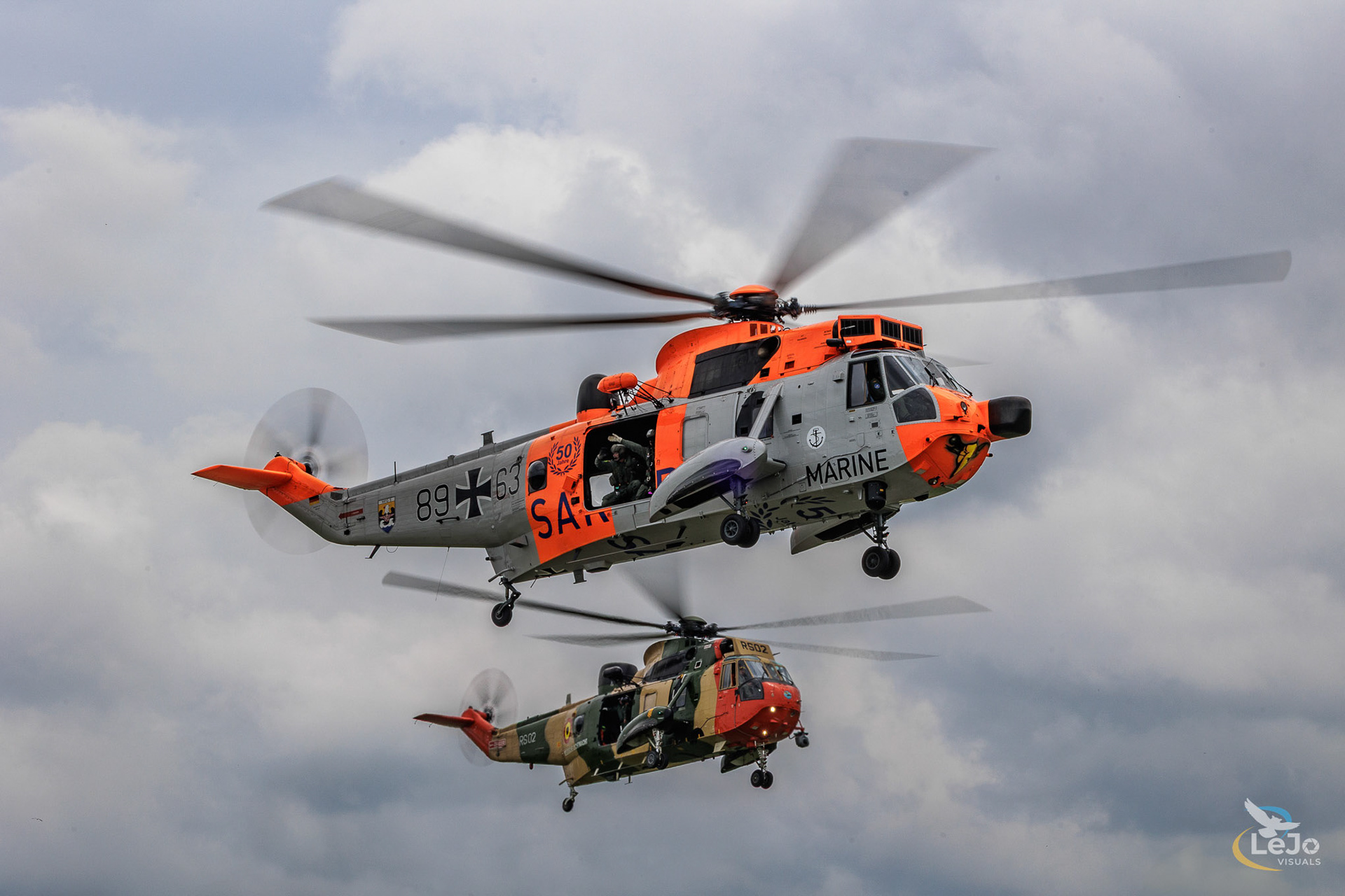 SeaKings - opendeurdag luchtmachtbasis - Koksijde