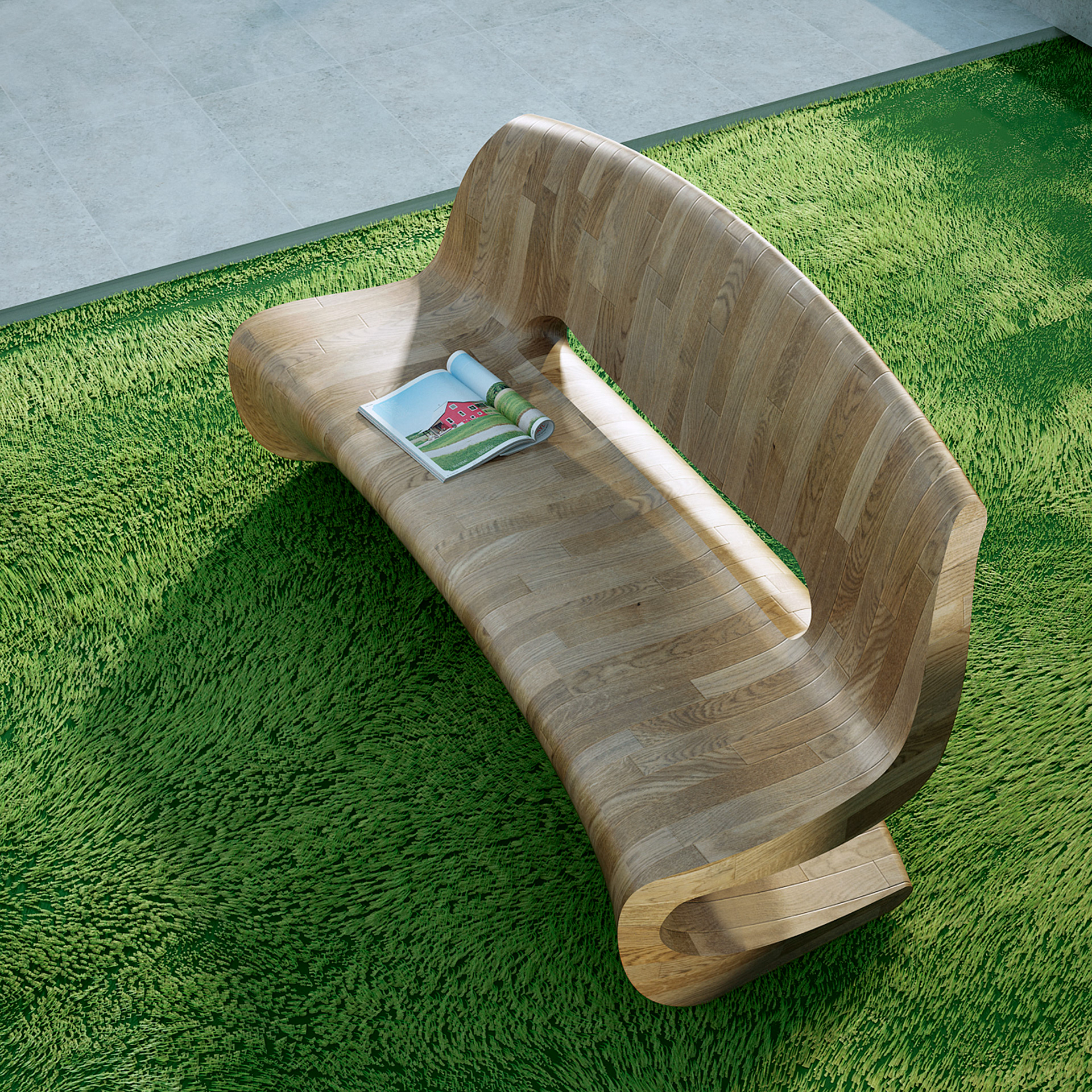 Projet banc de jardin