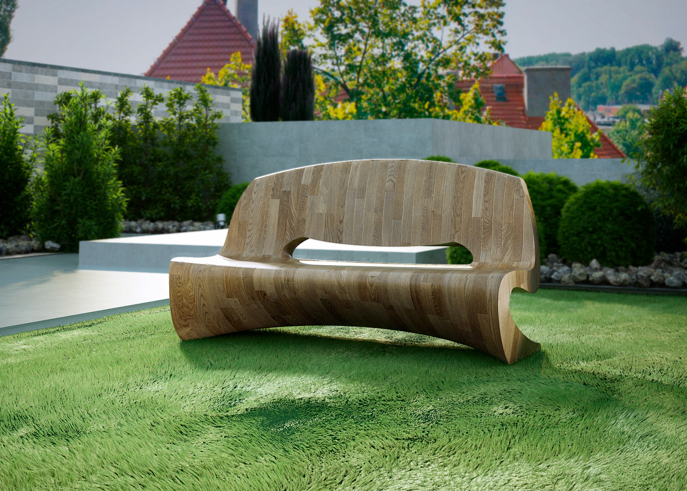 Projet banc de jardin