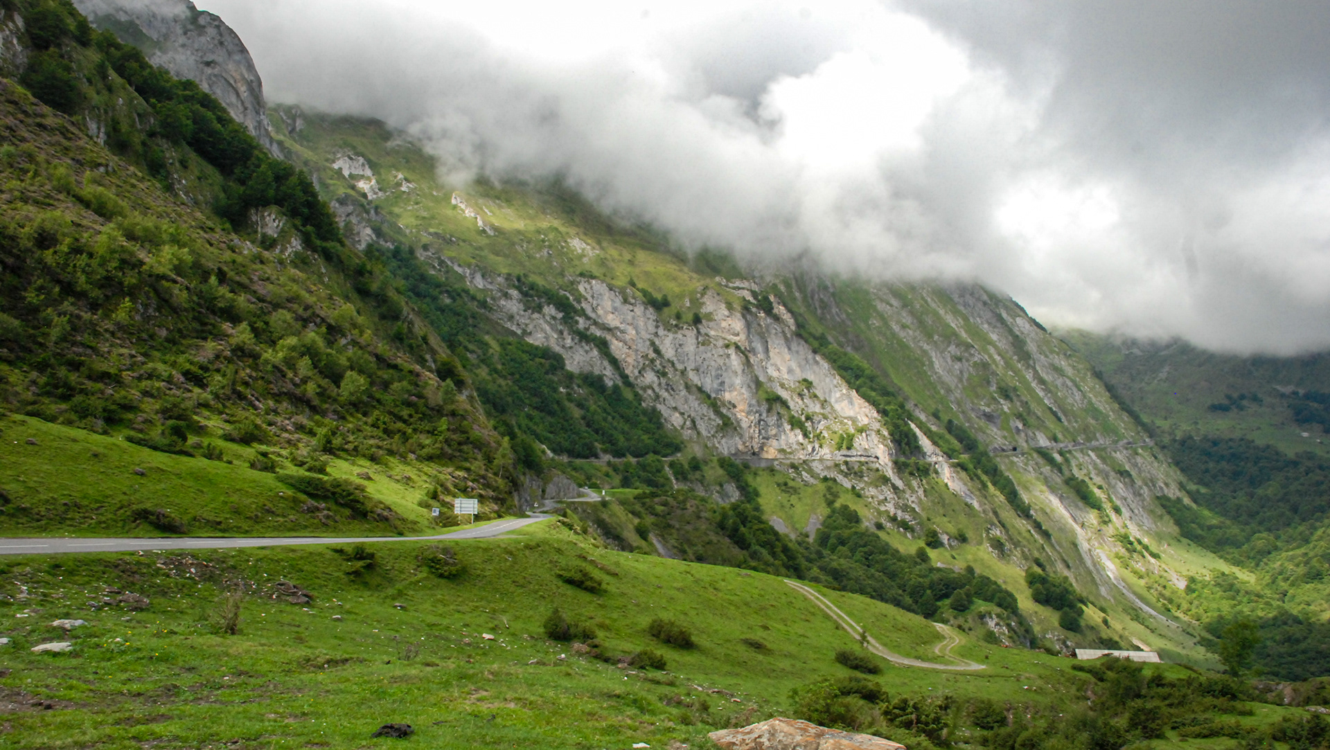 Col d´Aubisque, por el lado del Soulor