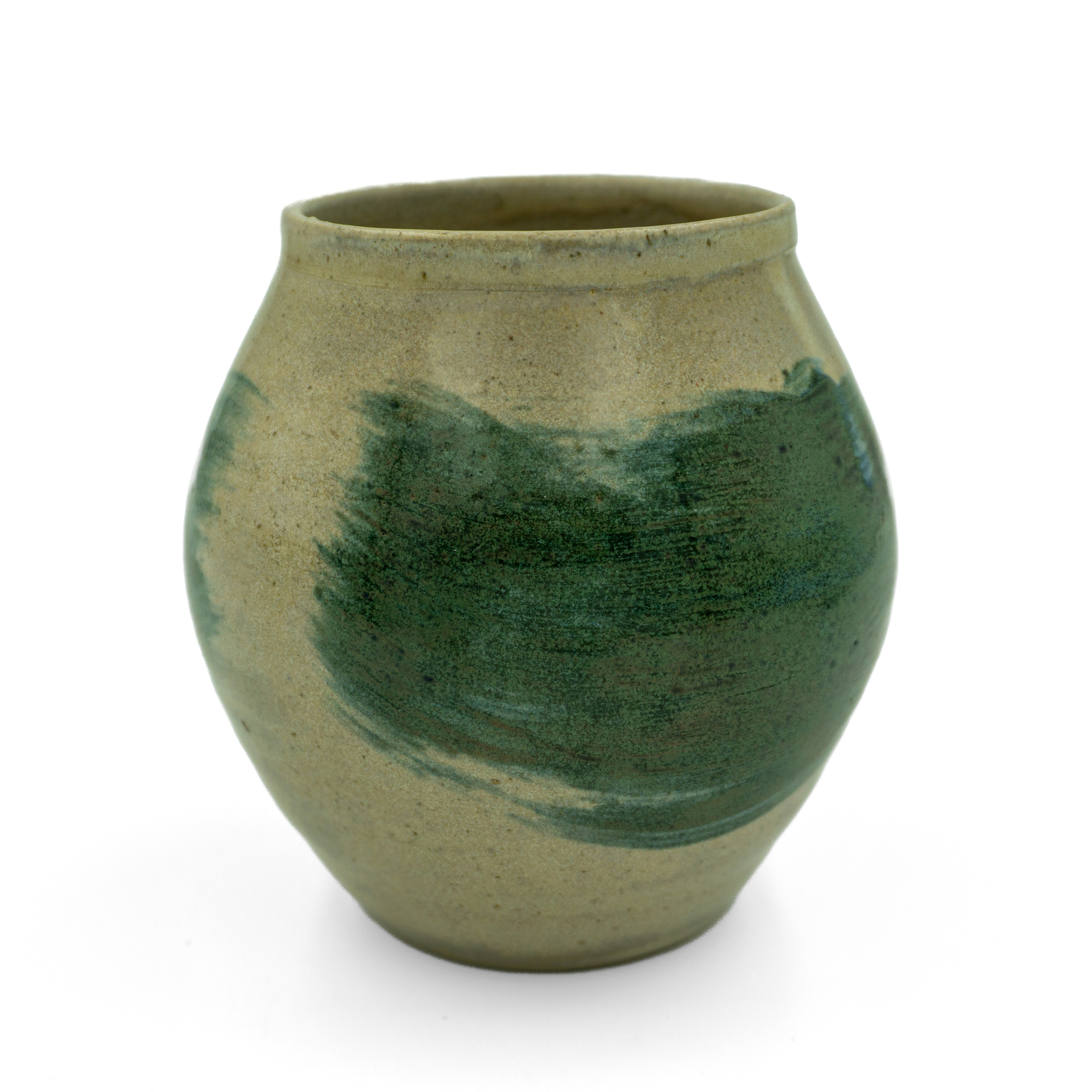 Vase with 'Galaxy Blue' slip, finished with transparent/rutile glaze