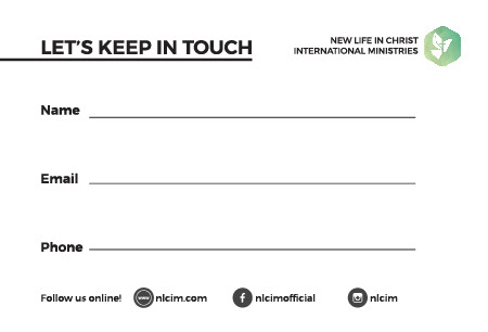 Welcome Card (back)
