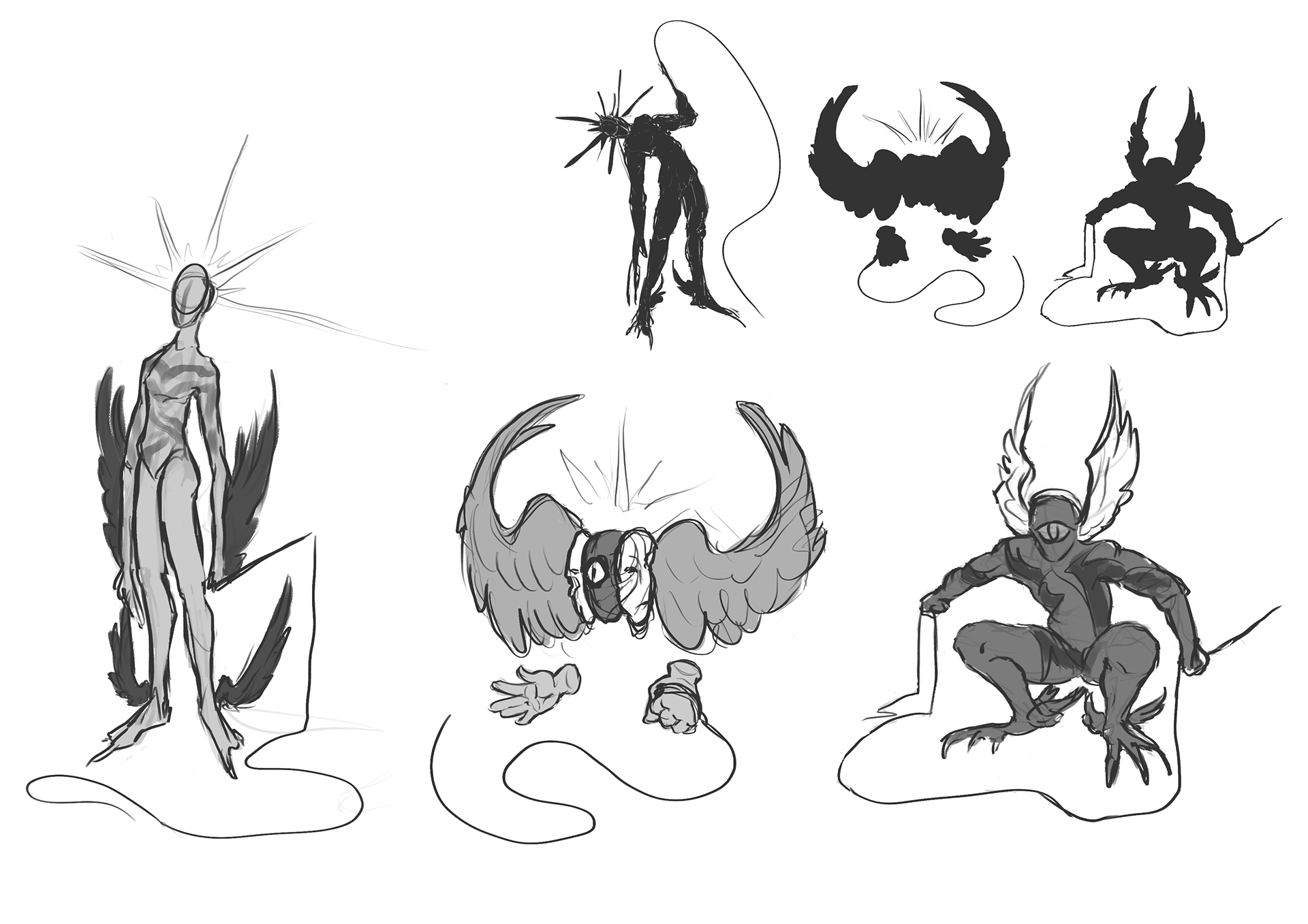 PE teacher sketches