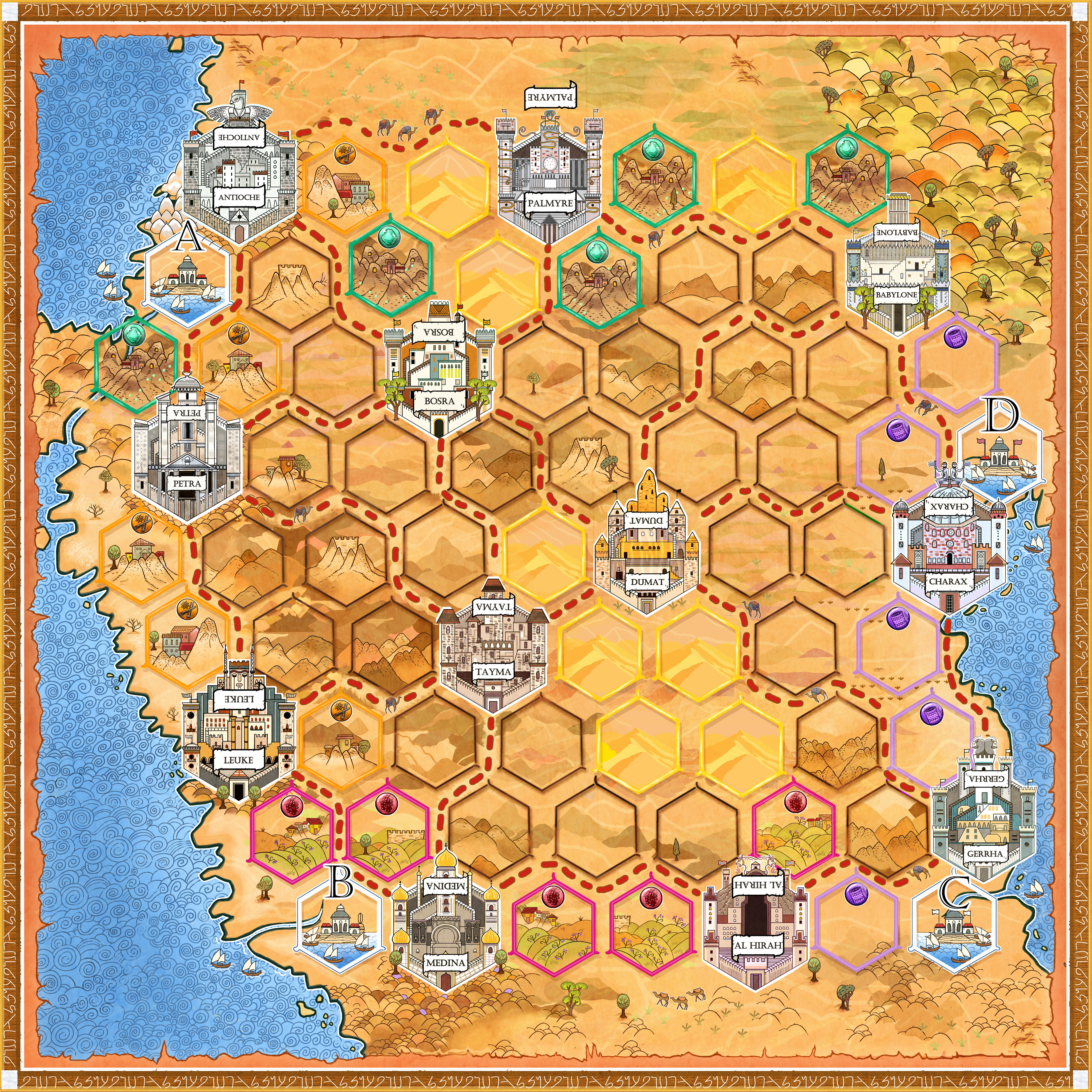 GAME BOARD DESIGN 1 (50x50cm)