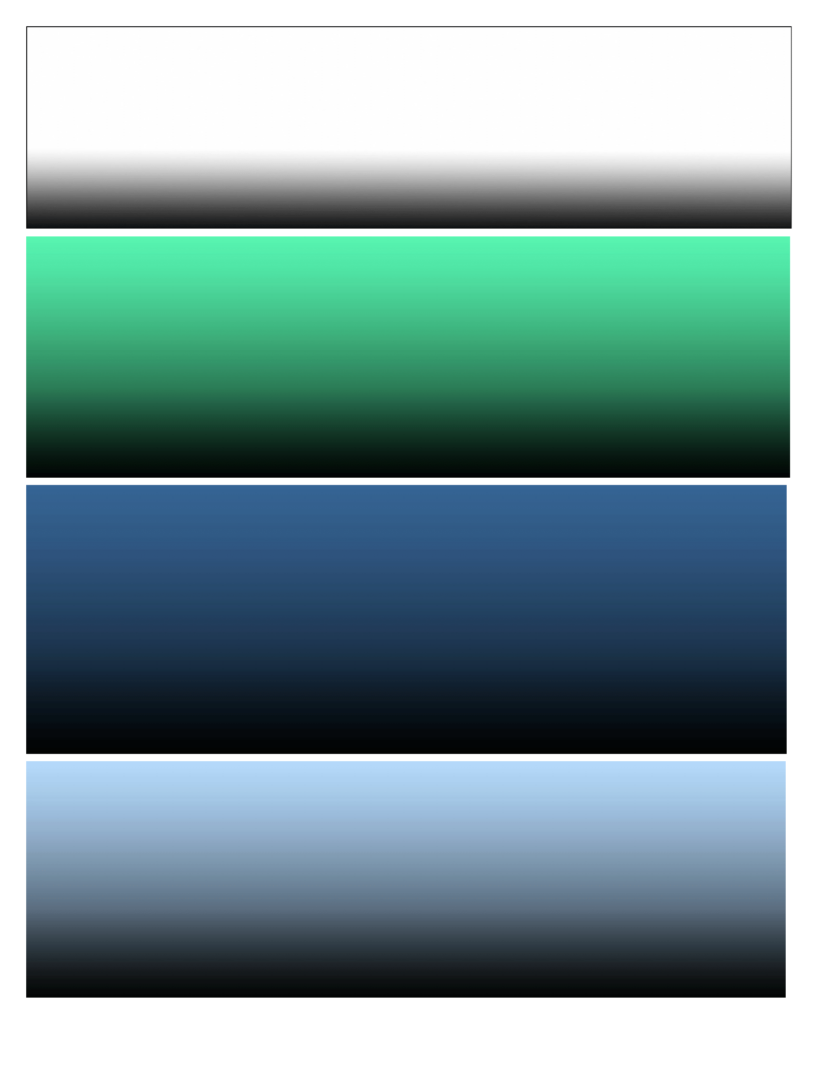 Color Schemes of potential Projection backgrounds - Gradient 2