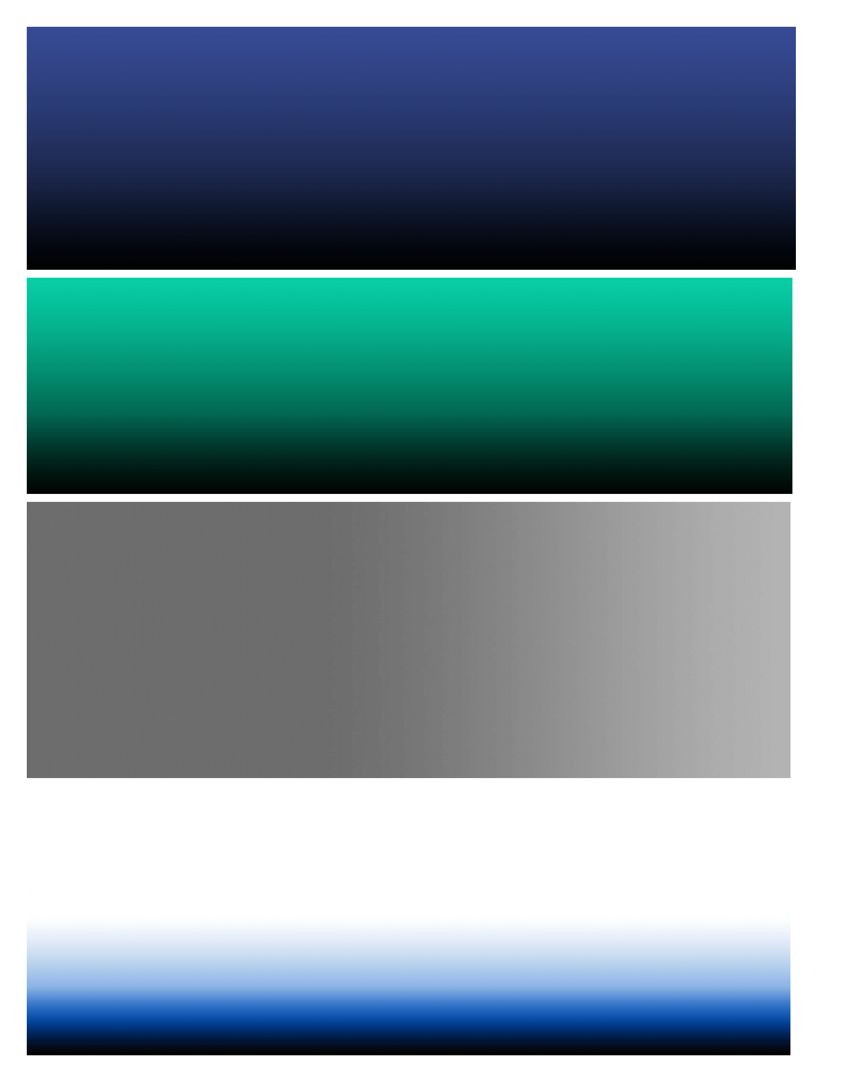Color Schemes of potential Projection backgrounds - Gradient 3