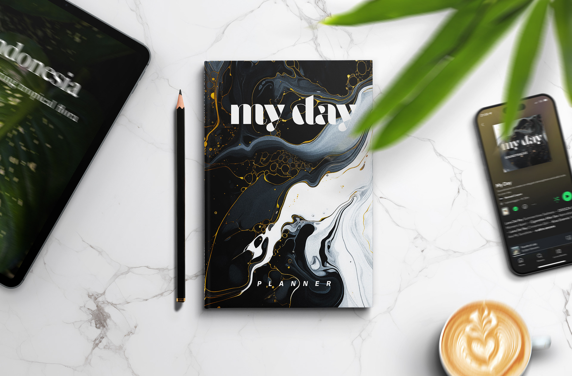 Front cover of Nomad Crayon's My Day planner designed to organize your work