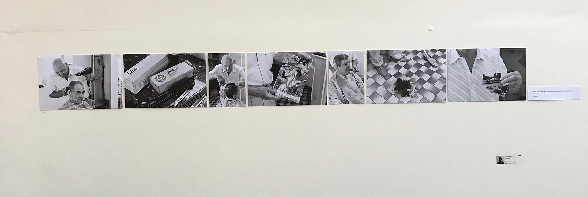 Exposition en fin du workshop avec Ronan Guillou.