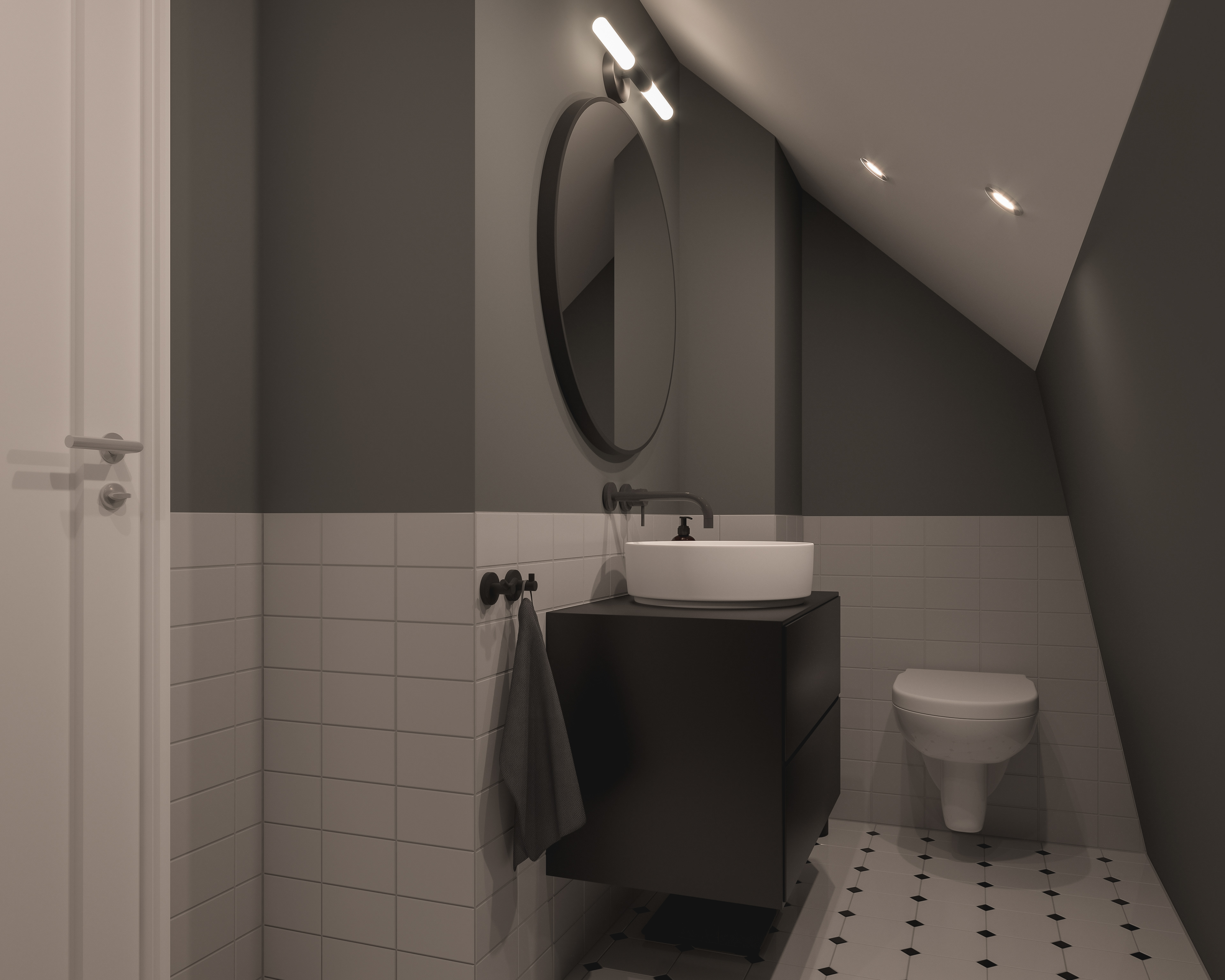 3D, Interiör, Göteborg, Renovering, vindsvåning, parkgatan, visualisering 