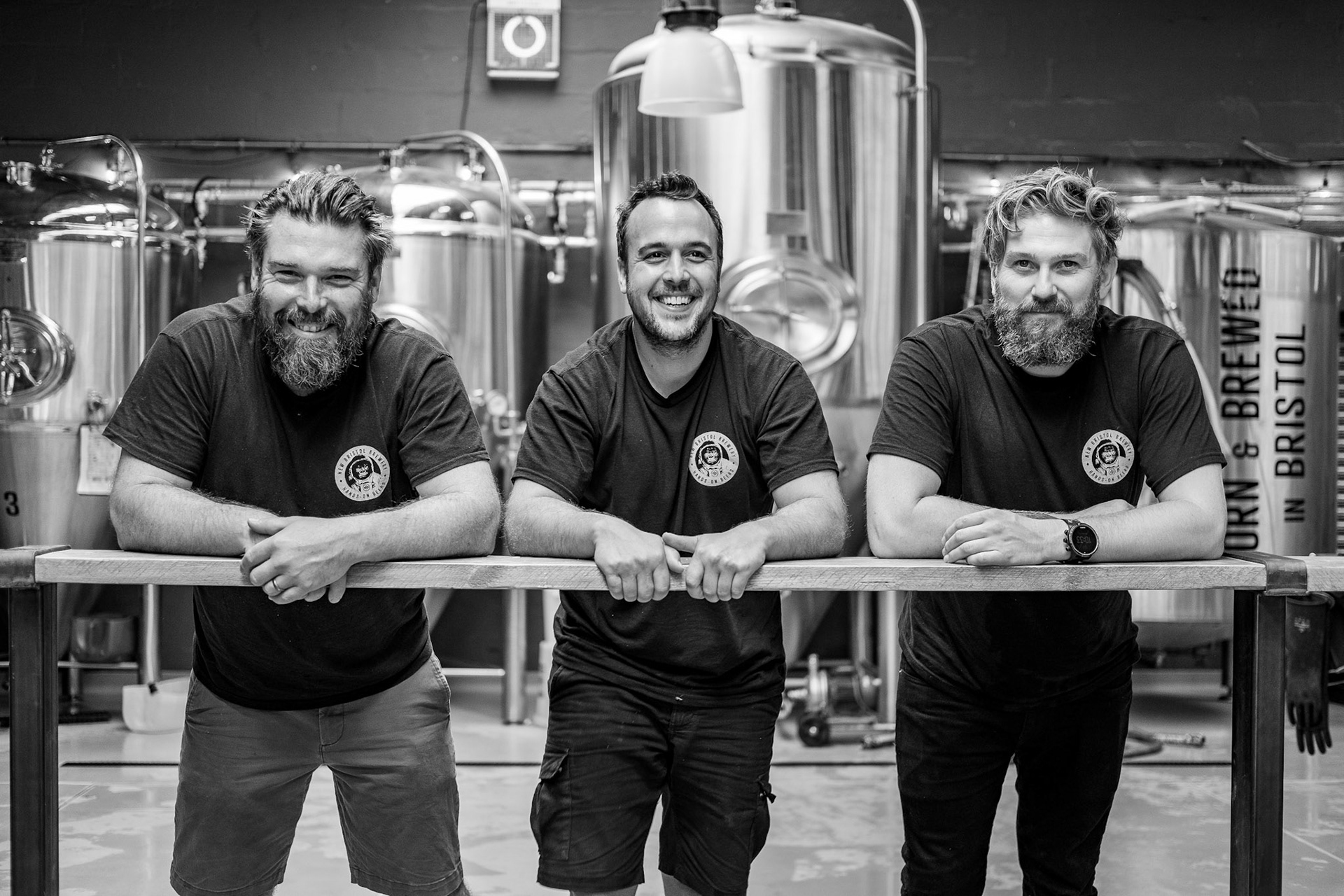 Noel, Rob and Ollie, New Bristol Brewery