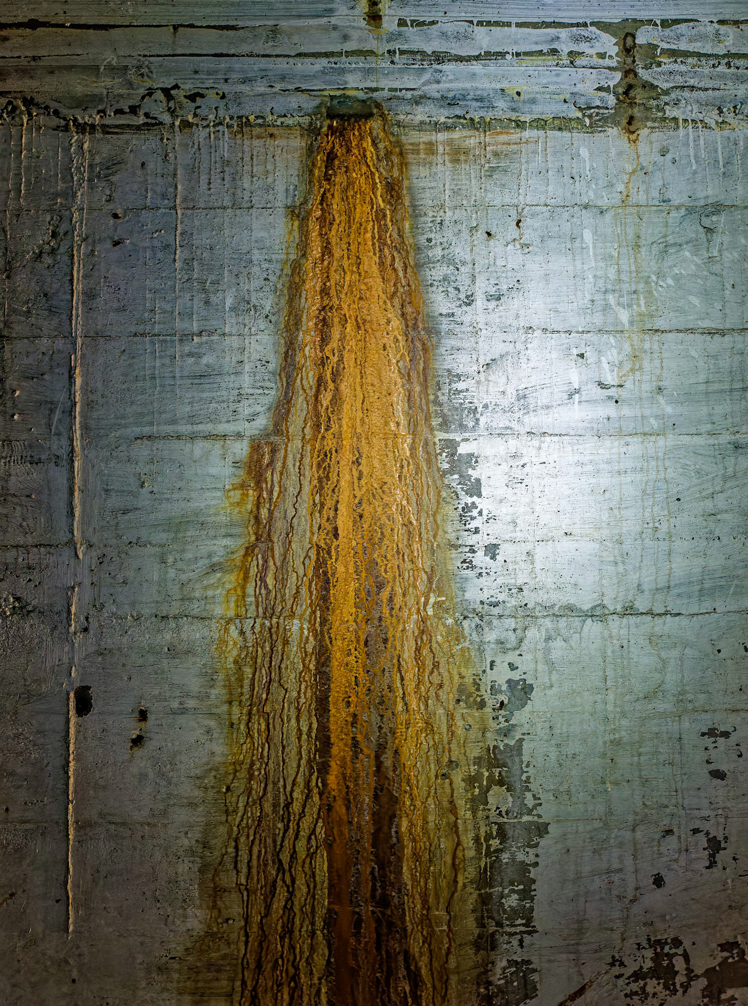 In the Rhydymwyn tunnels