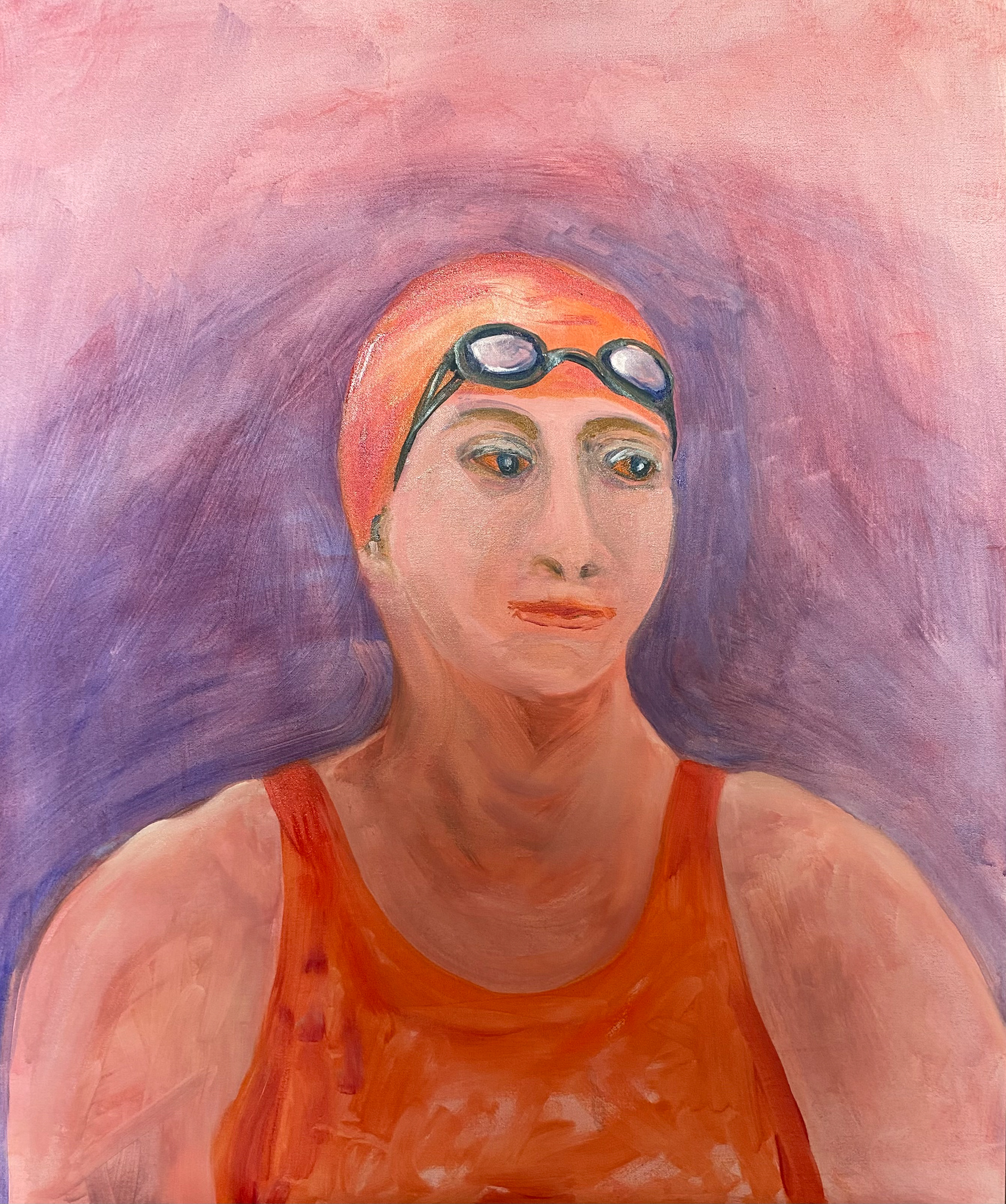 Muscles, oil on board, 50 x 60 cm, 2023