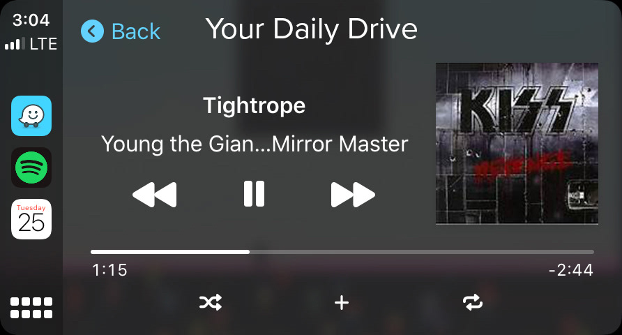 Daily Drive Car Play UI