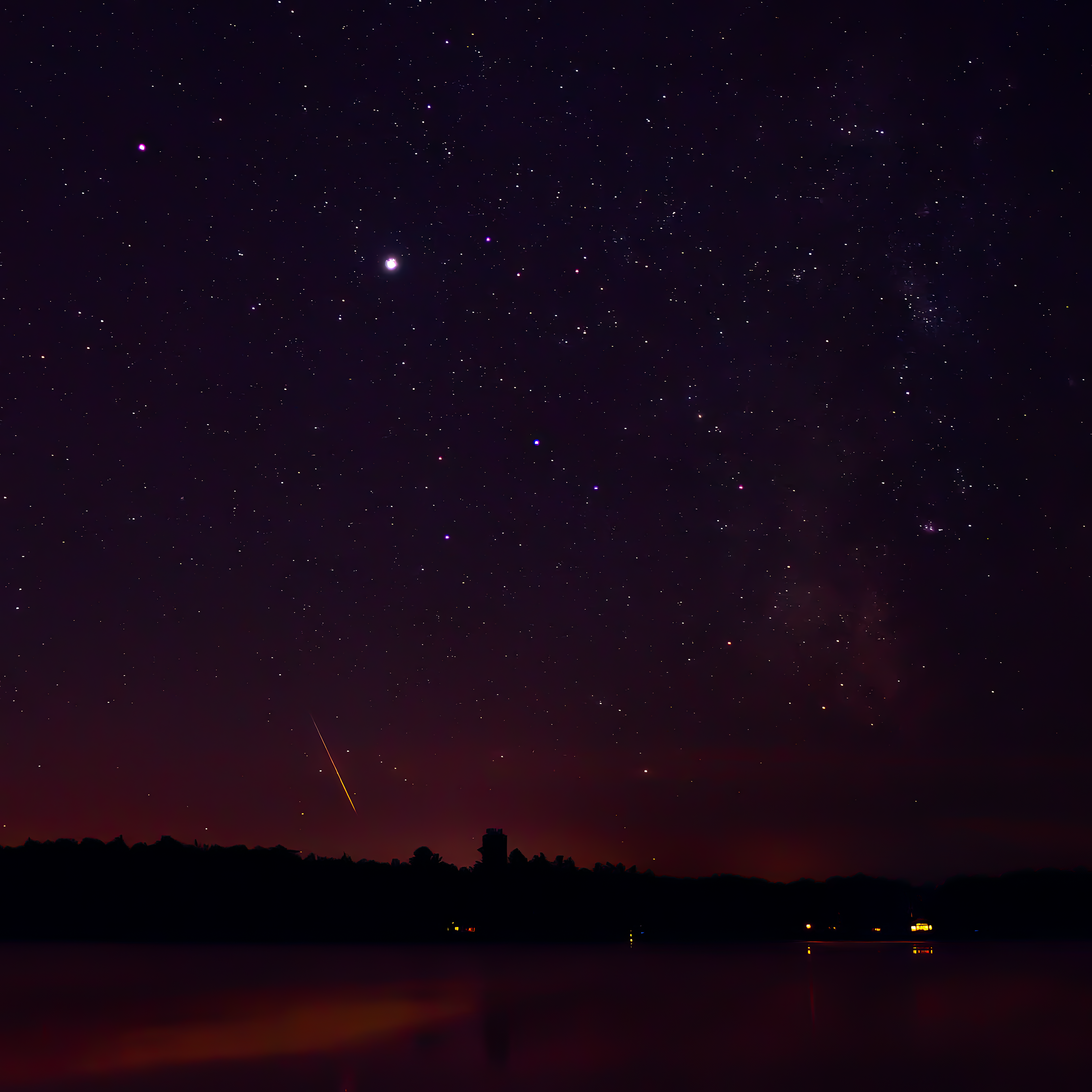 Starfall on Little Wolf Pond