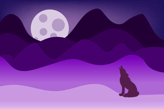 RogueWolf in the Desert