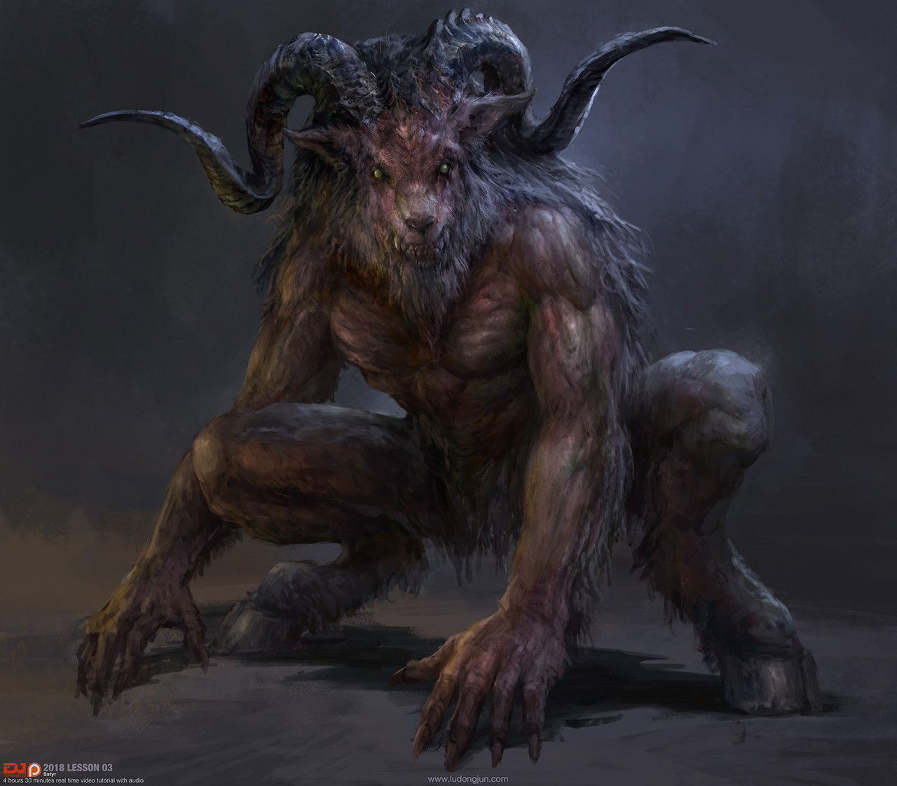Goat Man Creature Concept