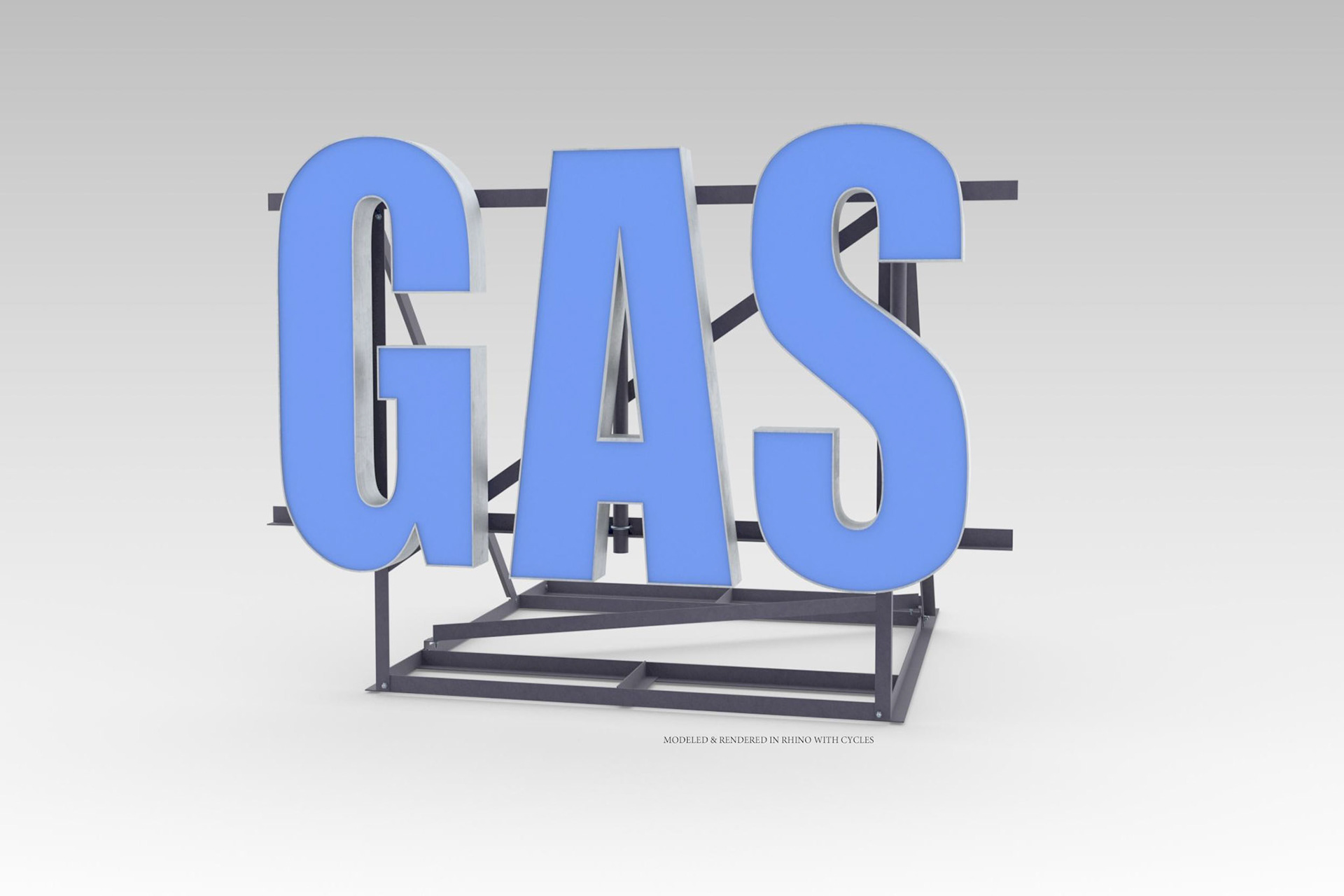 JACK REACHER: GAS STATION SIGNAGE
