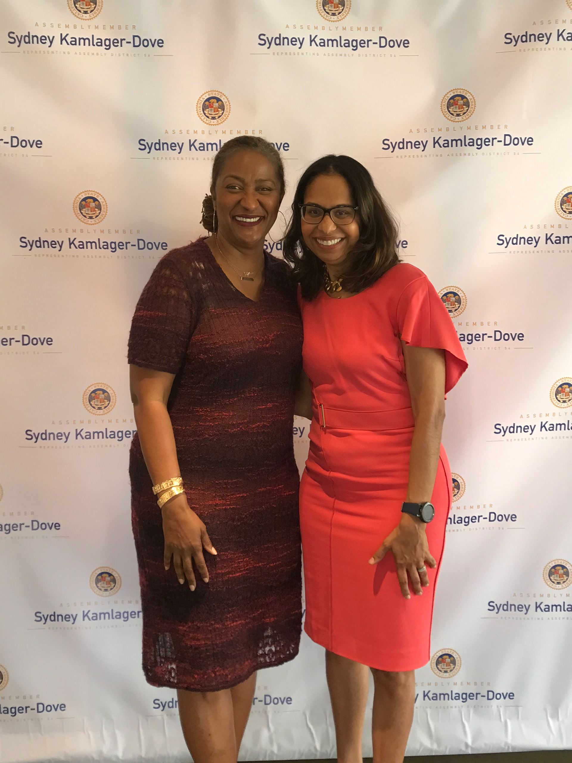 Holly Mitchell & Sydney Kamlager