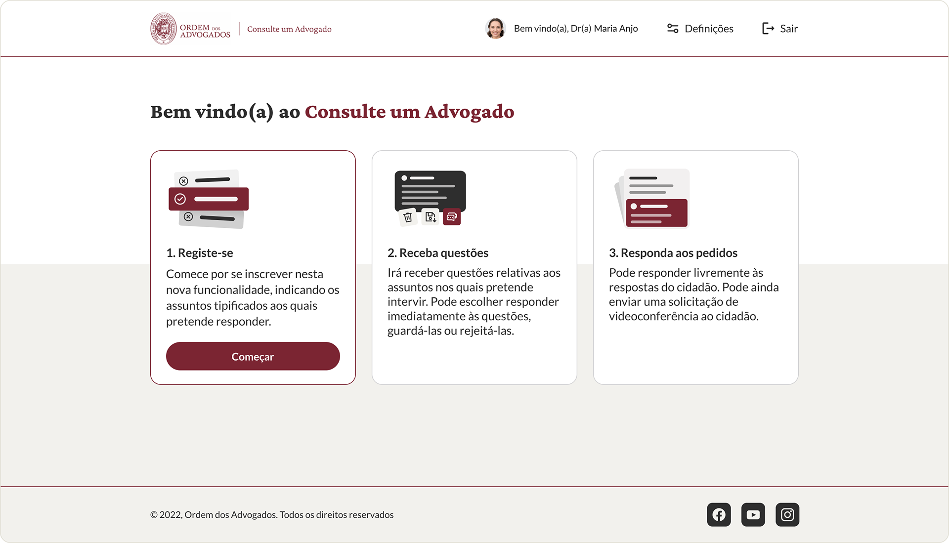 Lawyer - Onboarding screen