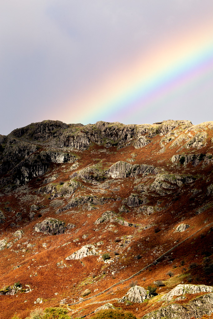 A rainbow across the valley - Lake District