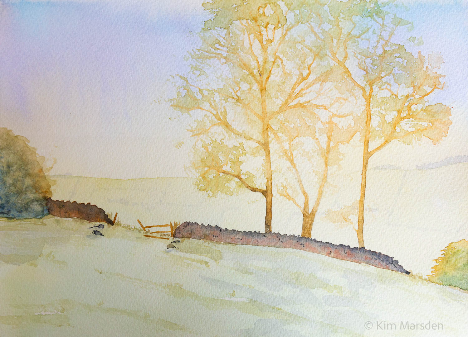 Sunrise over the moors