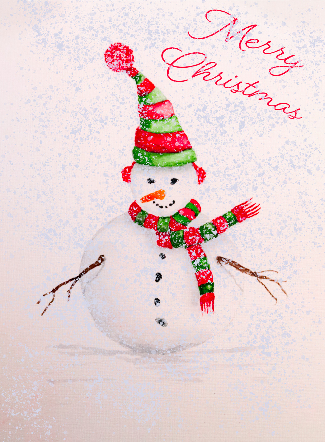 Red & Green Snowman