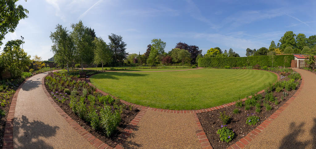 The newly refurbished Walled Garden