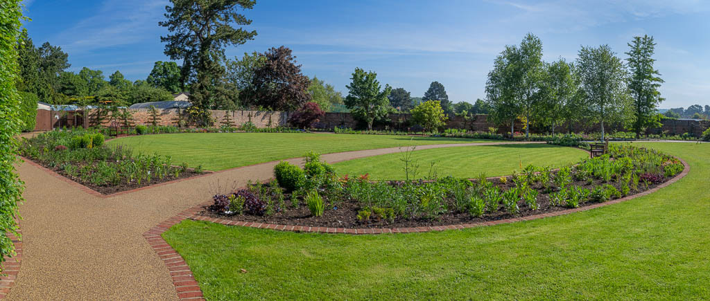 The newly refurbished Walled Garden