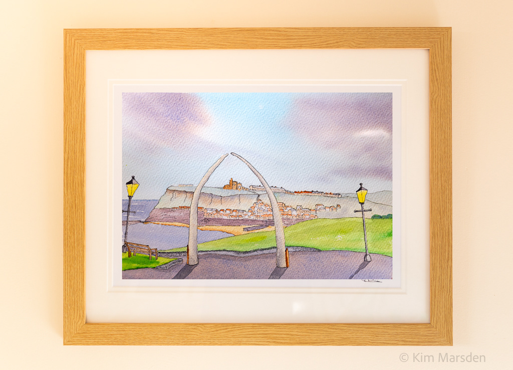 Whitby through the Whalebone Arch