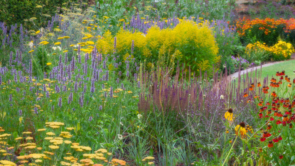 The newly refurbished Walled Garden