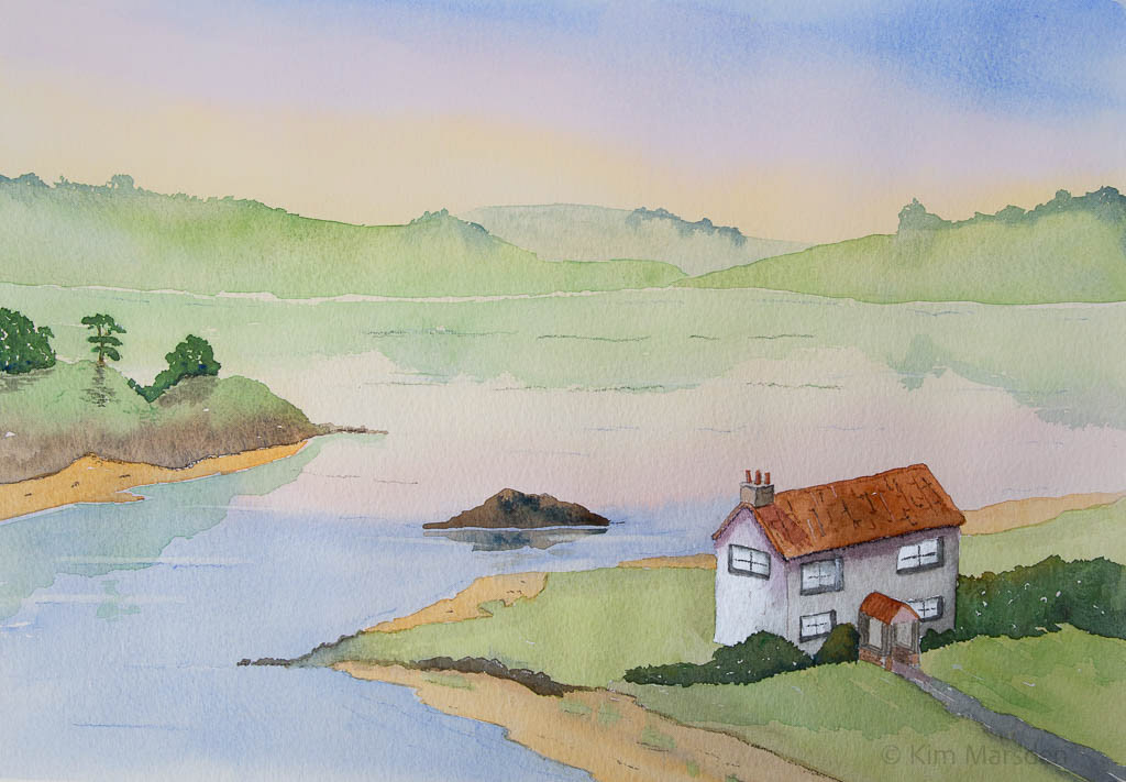 Remote loch side cottage