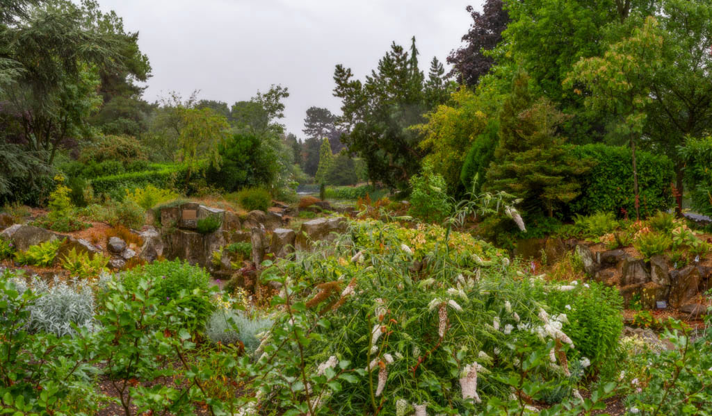 View to the lower lake