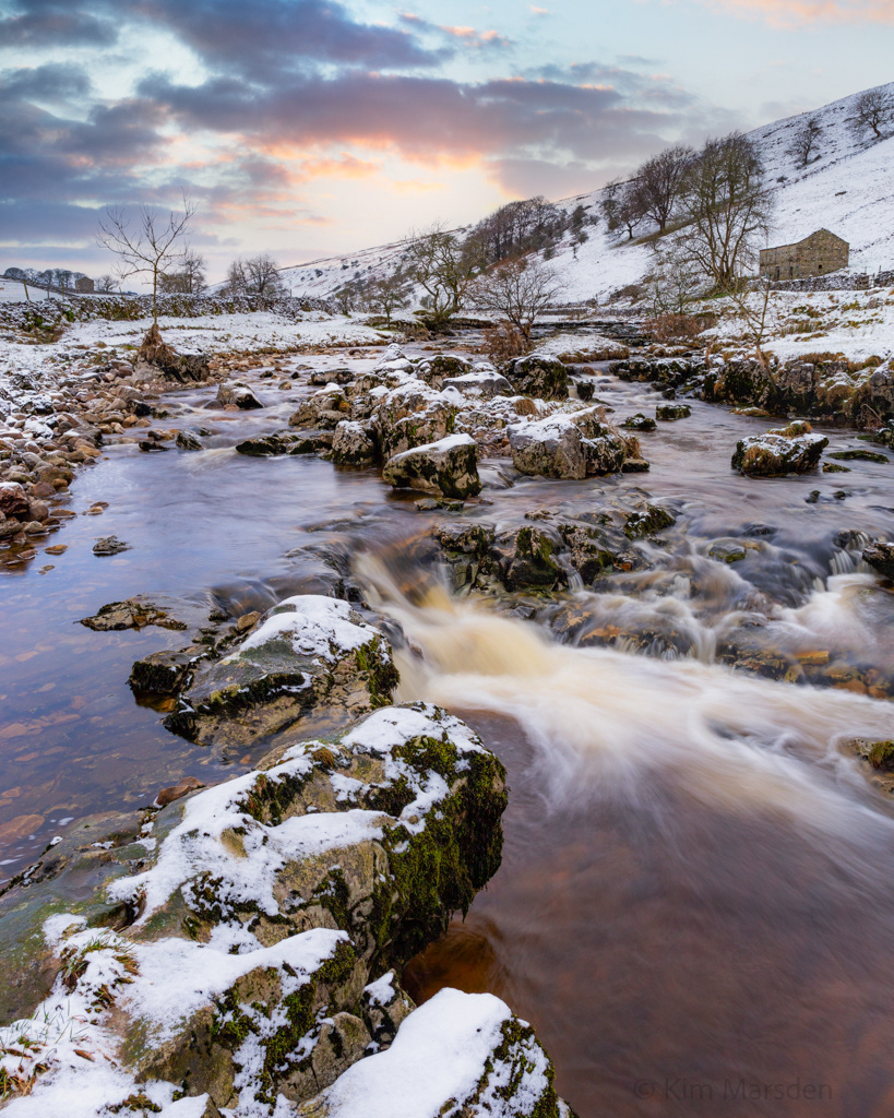 An incredibly cold River Wharfe