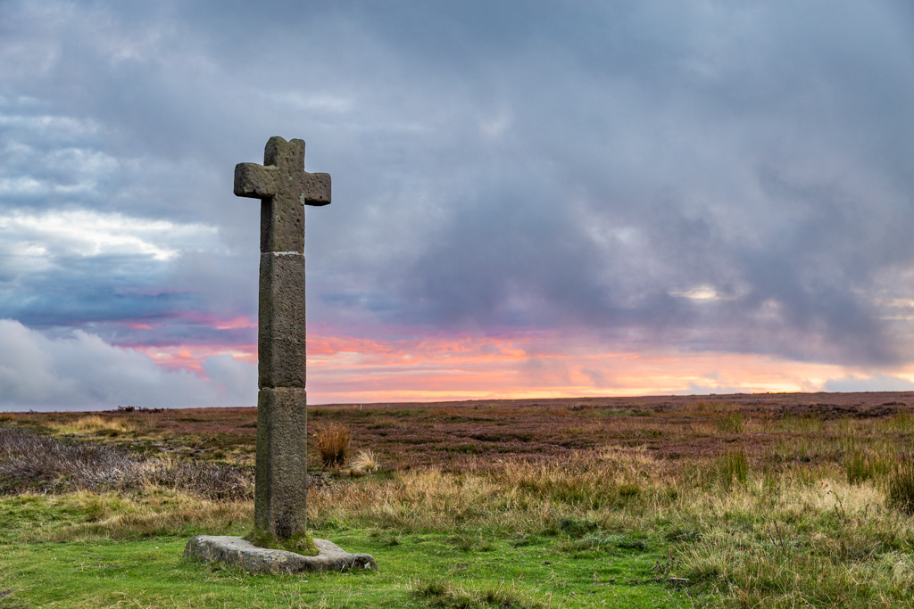 Sunsetting on the remote North York Moors