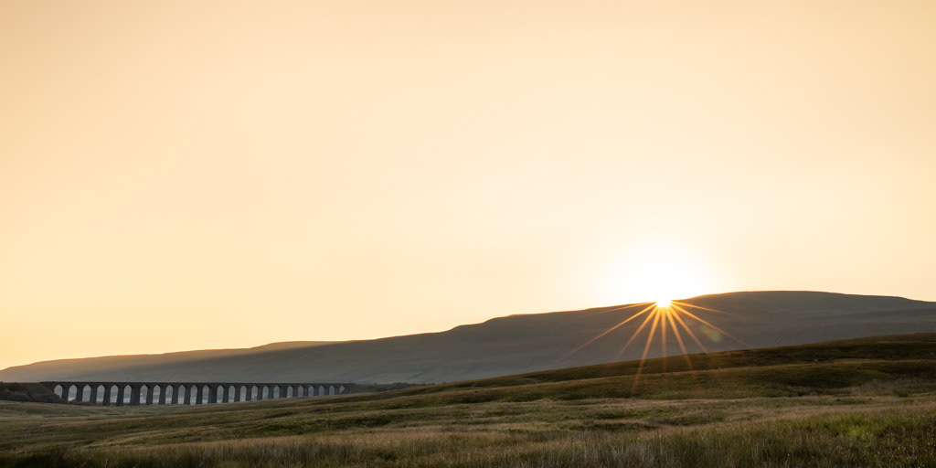 Sunsetting on Ribblehead Viaduct