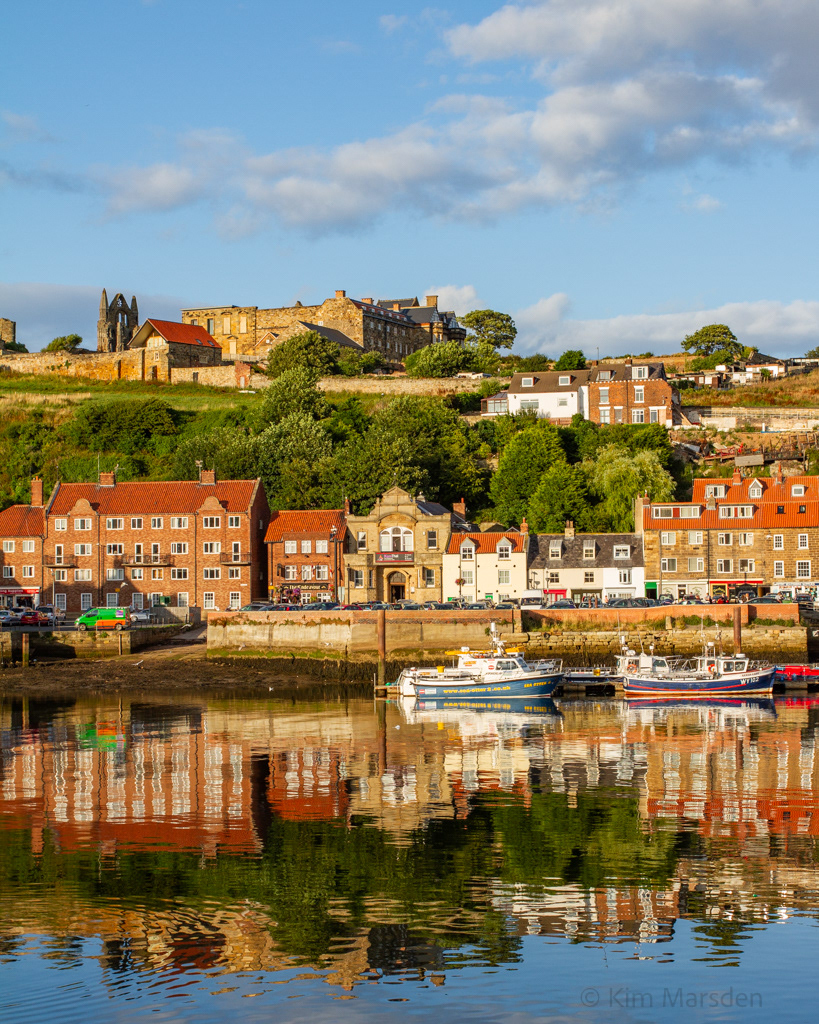 Reflections on the River Esk at Whitby