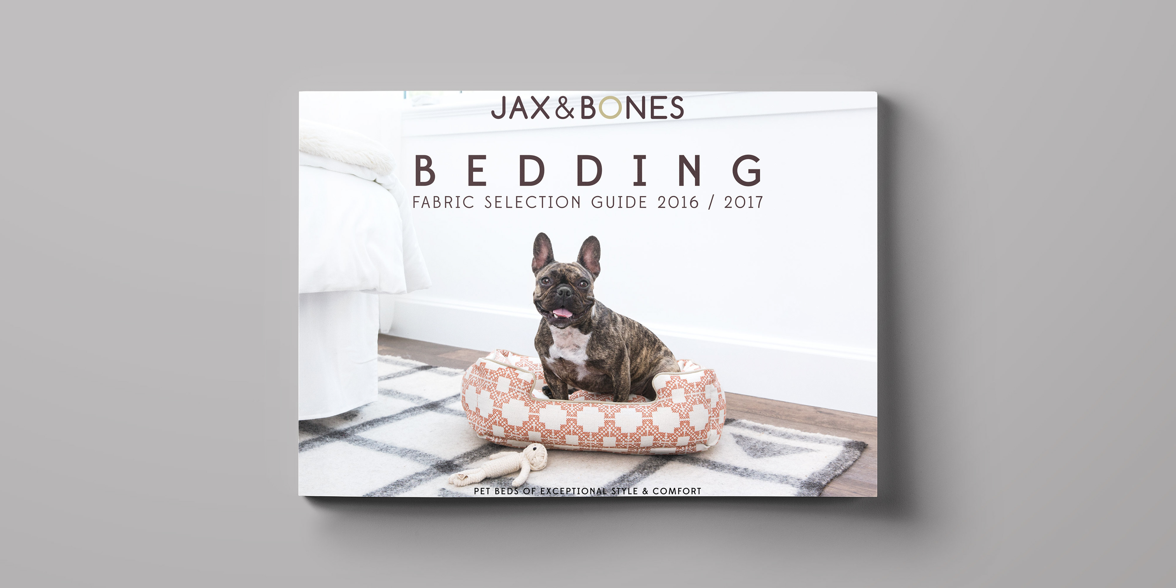 Catalog design for dog product company