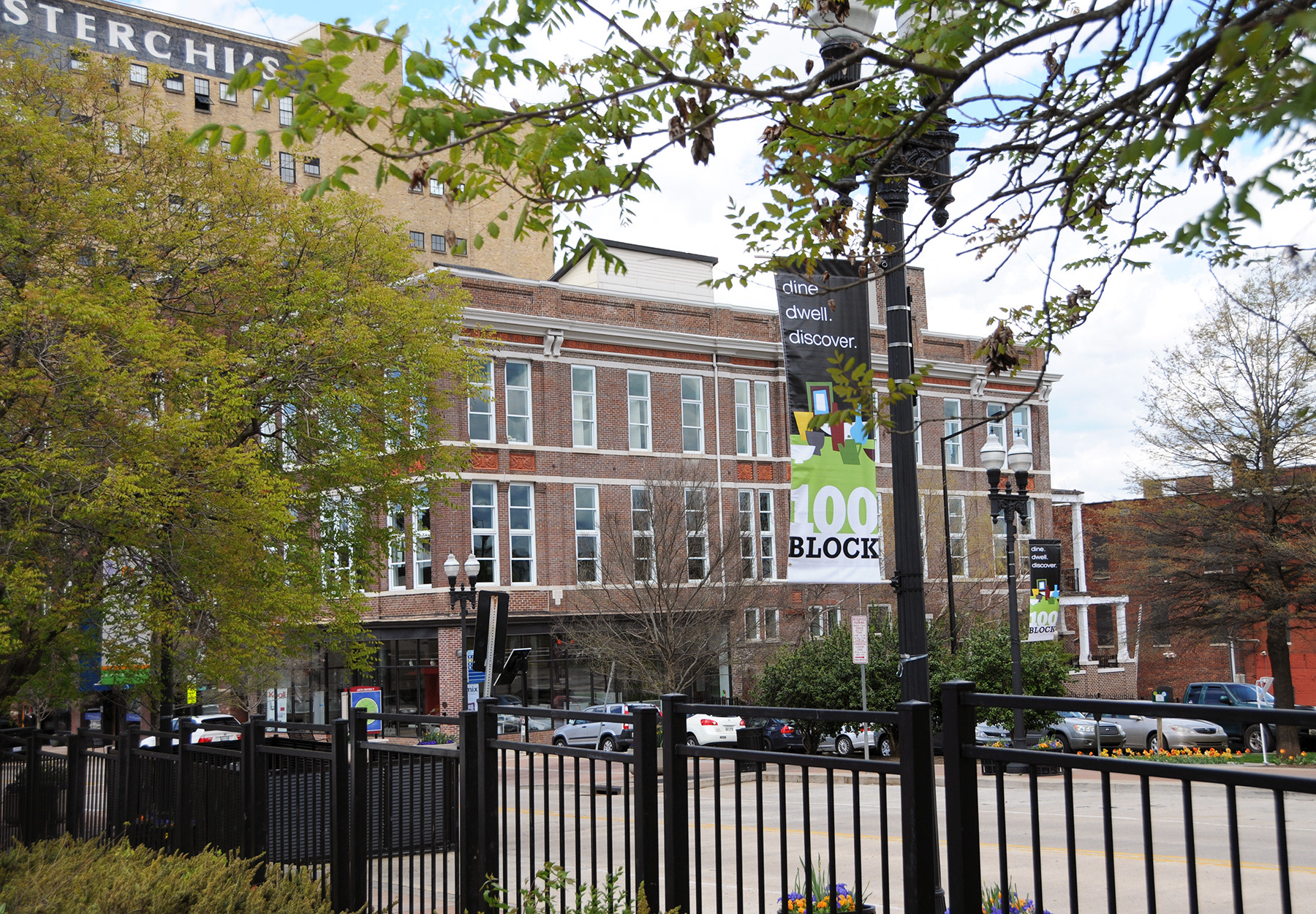 Lightpost banners - Downtown Knoxville, TN