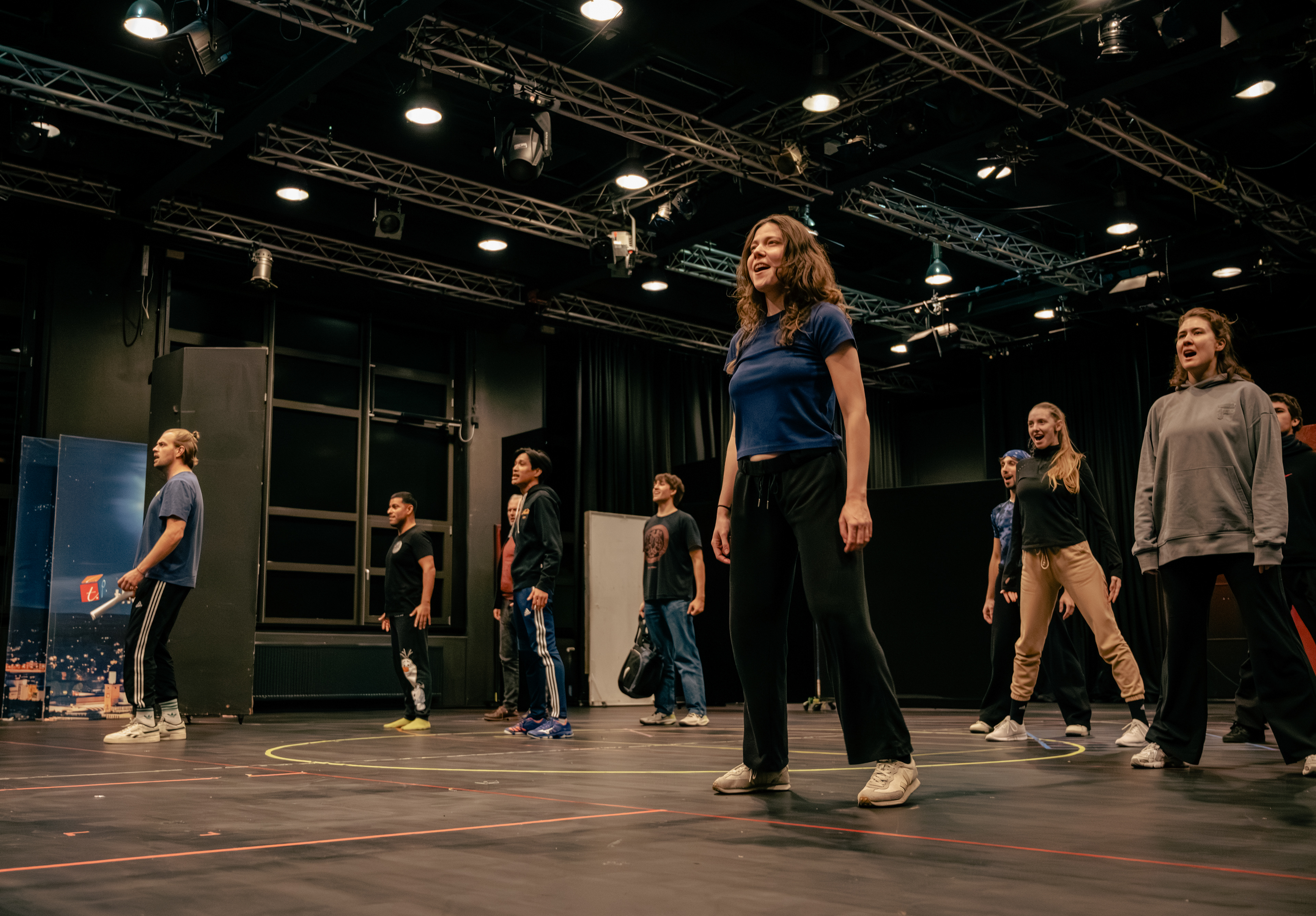 Flashdance-Probe am Theater Hagen