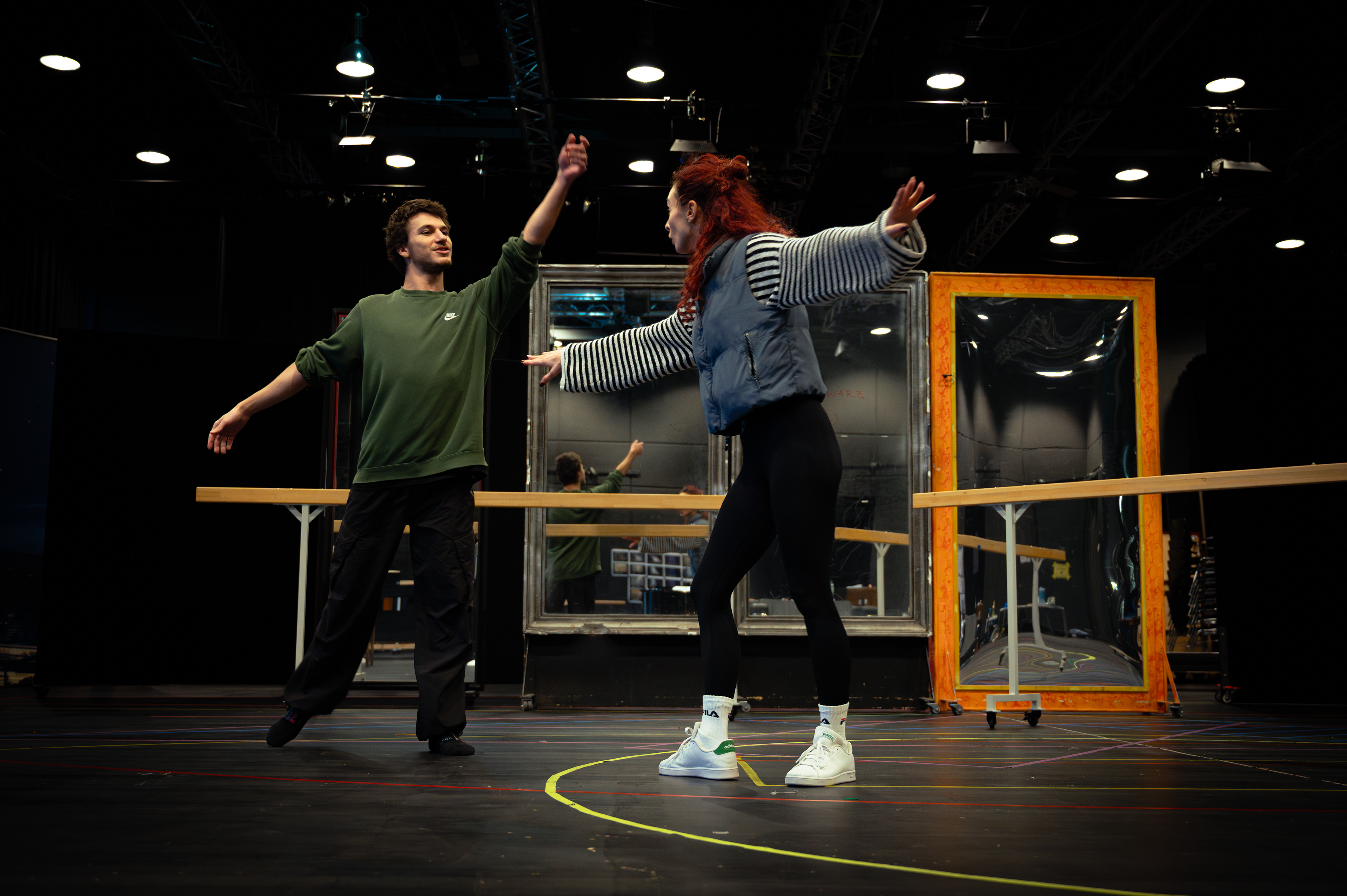 Flashdance-Probe am Theater Hagen