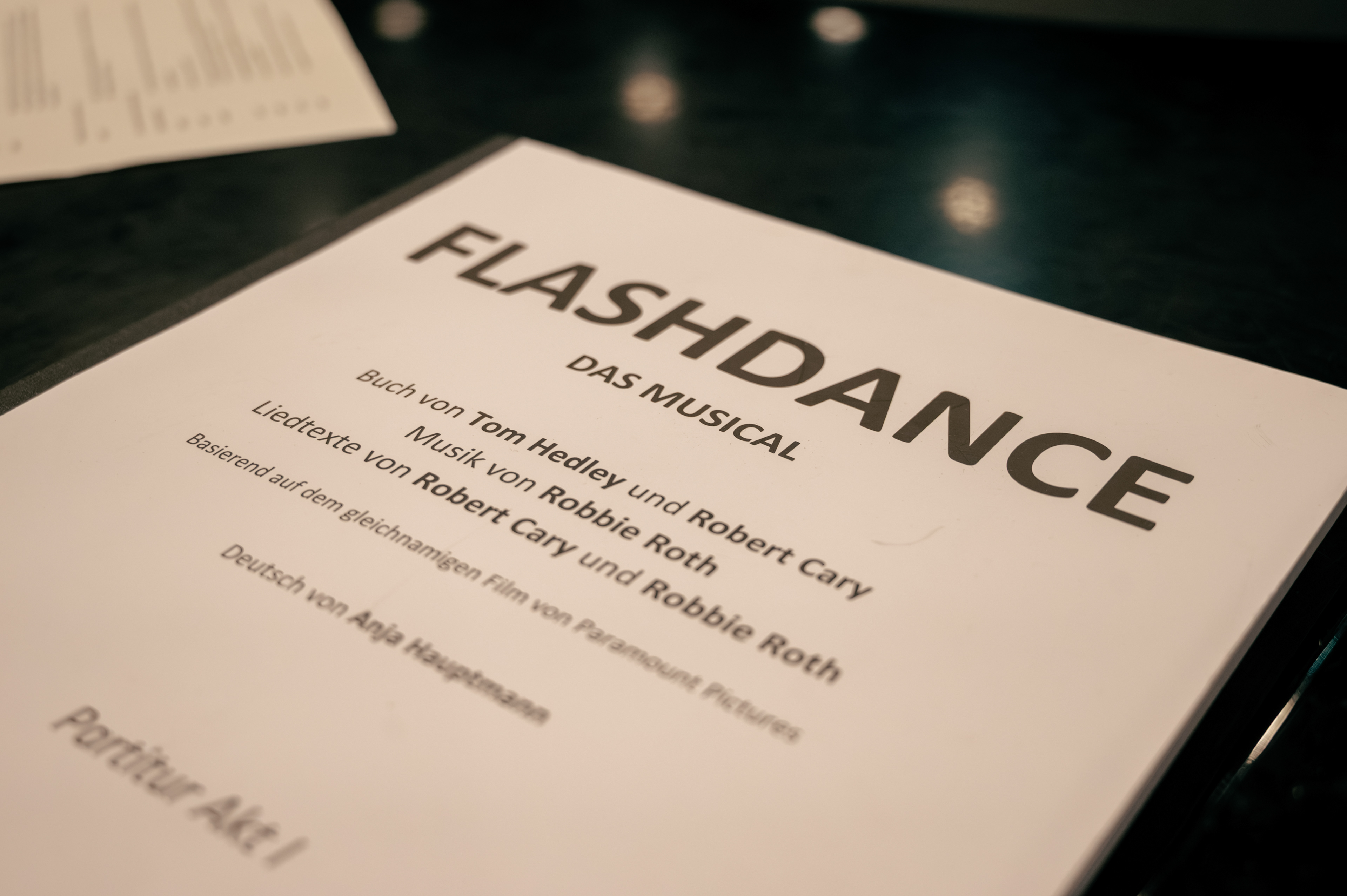 Flashdance-Probe am Theater Hagen