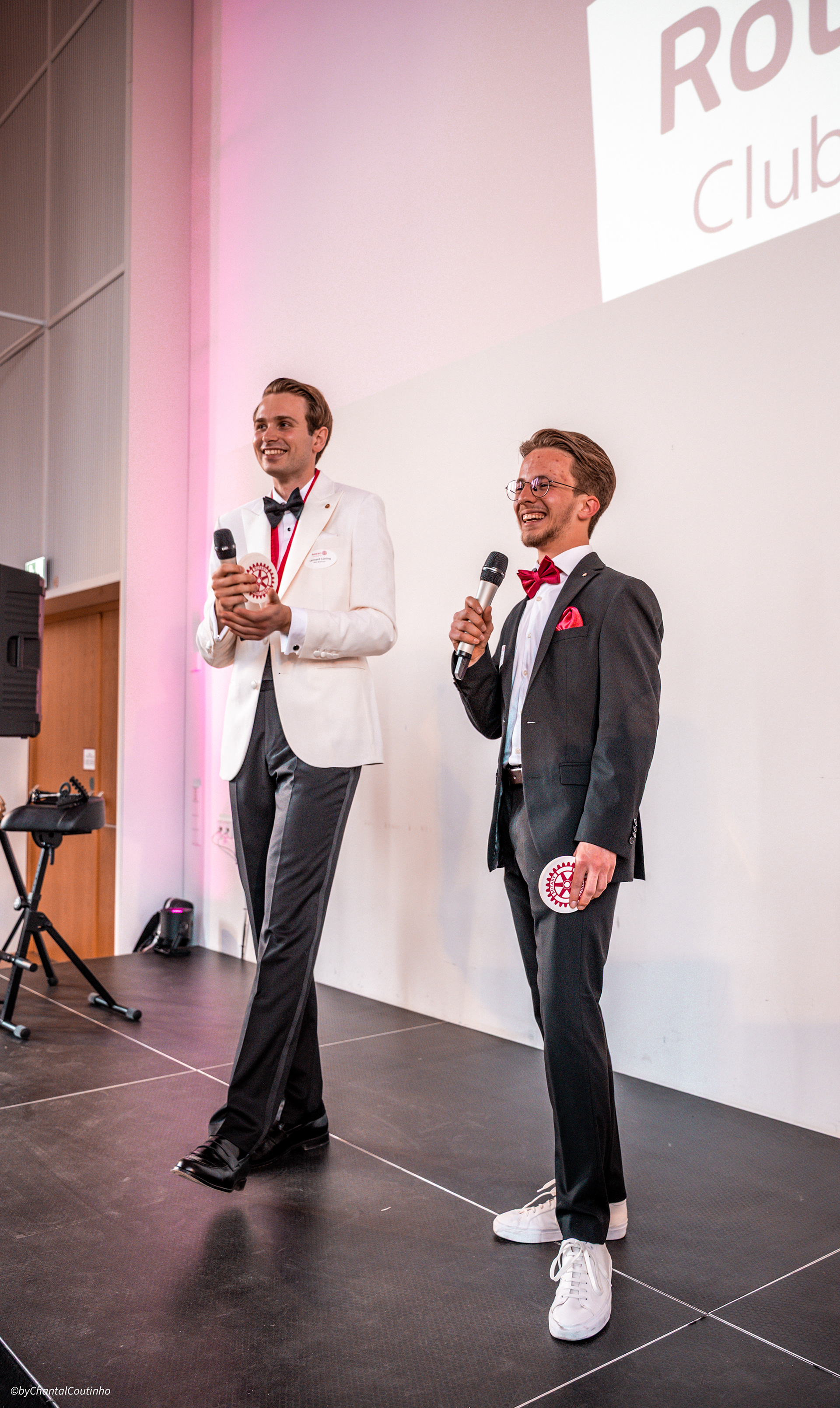 40. Charterjubiläum Rotaract Bochum - Clubpräsident Lennard Lüning und Vizepräsident Felix Rost