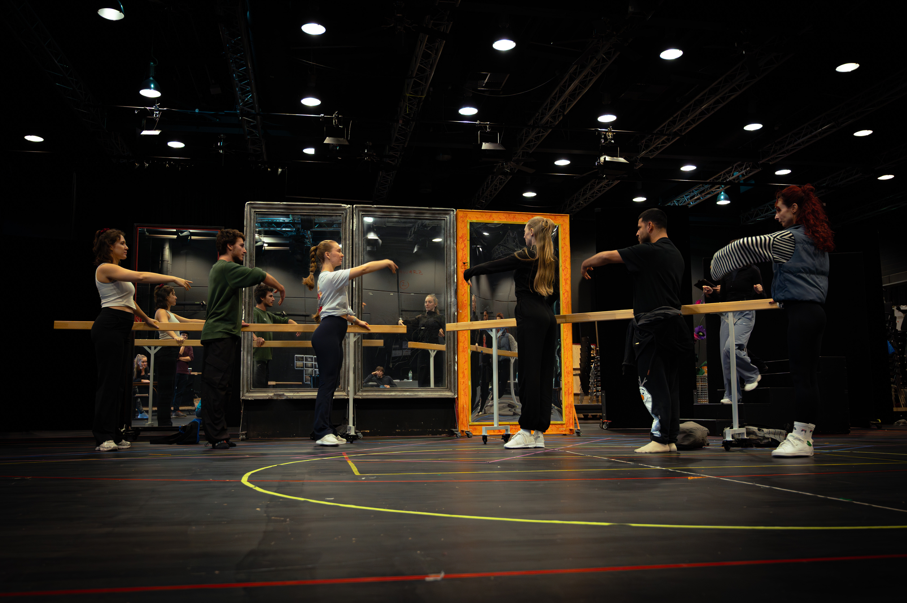 Flashdance-Probe am Theater Hagen