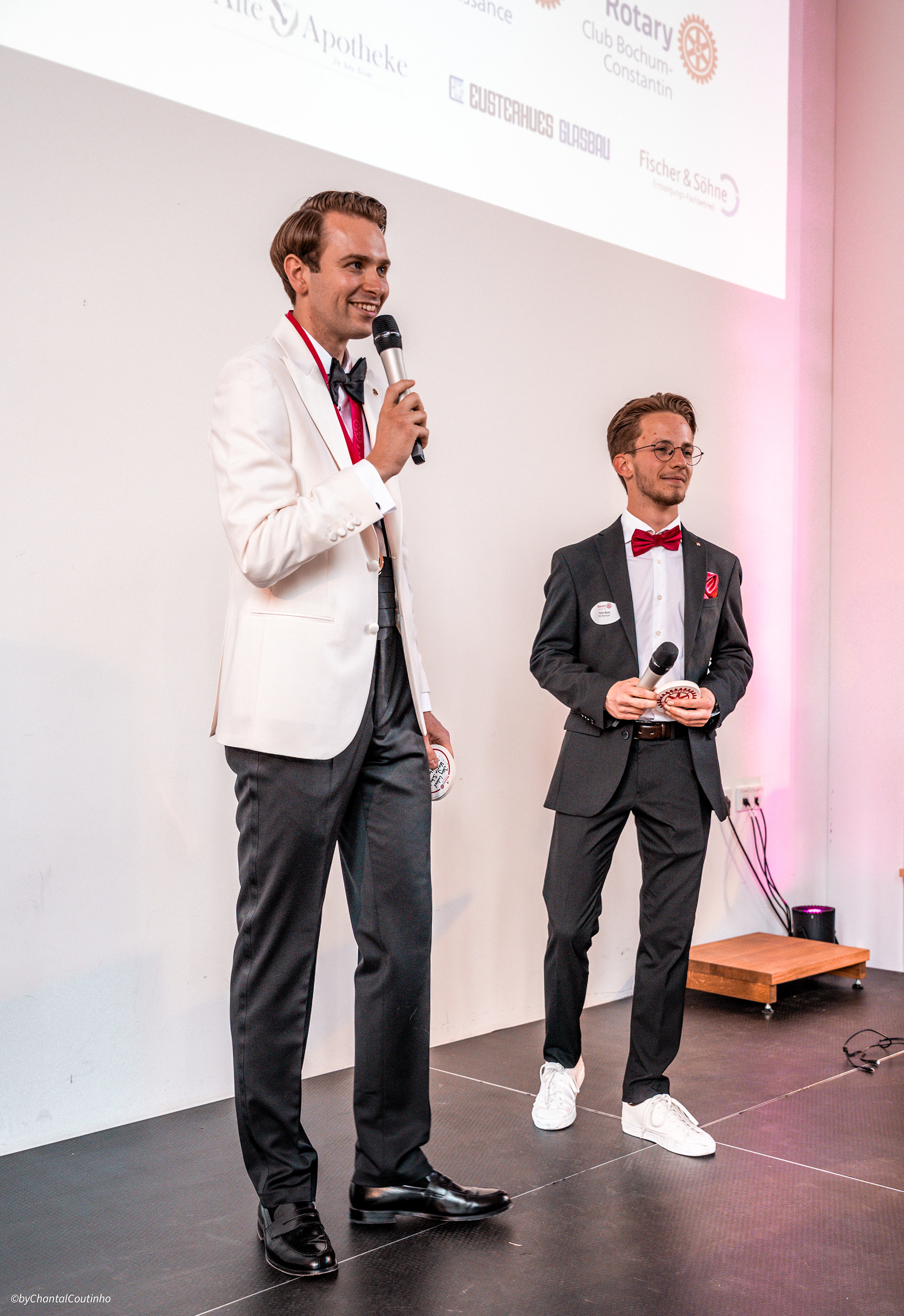 40. Charterjubiläum Rotaract Bochum - Clubpräsident Lennard Lüning und Vizepräsident Felix Rost