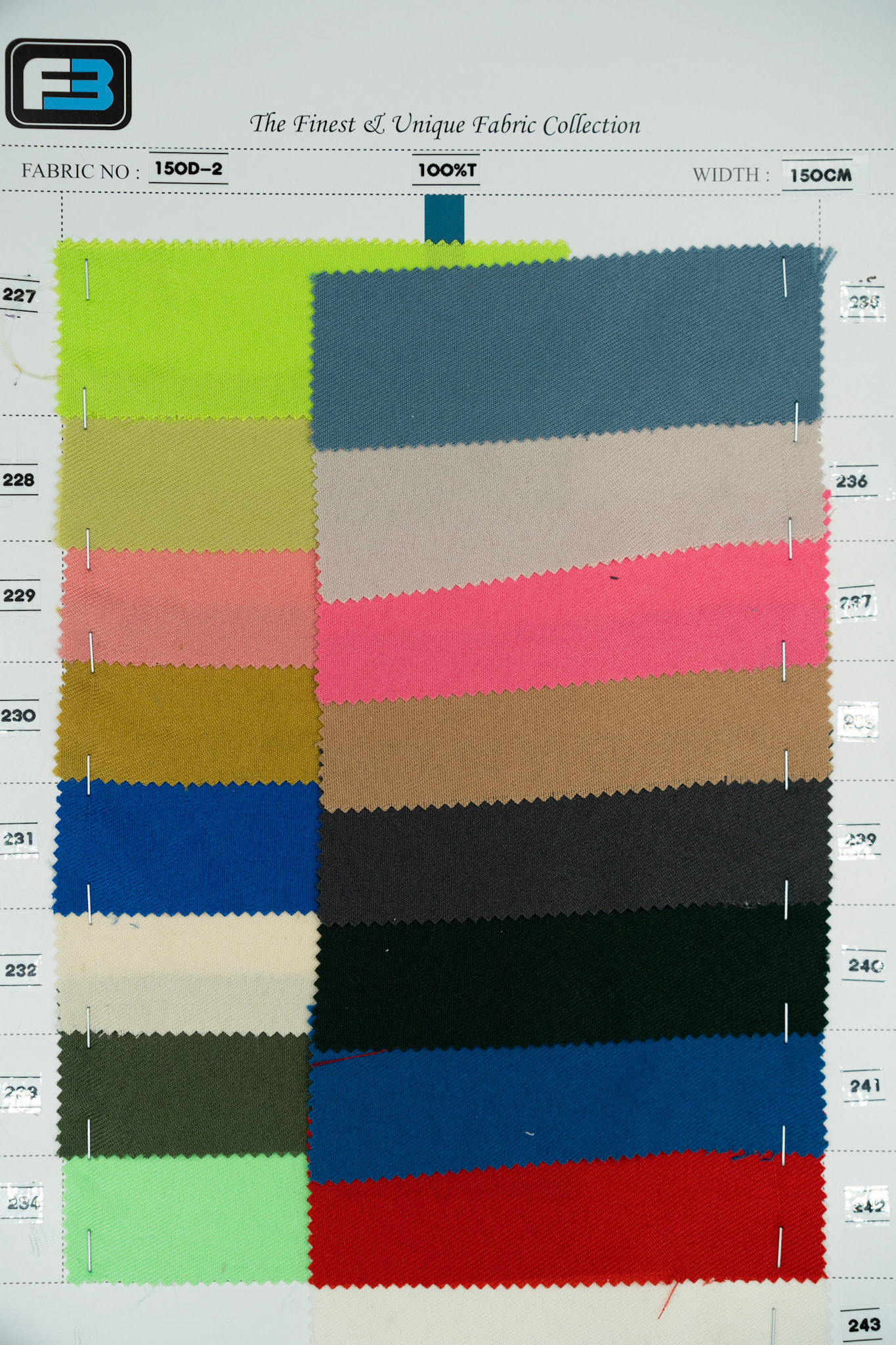 100% Polyester. For Table Cloth, Apron, Background Deco Cloth