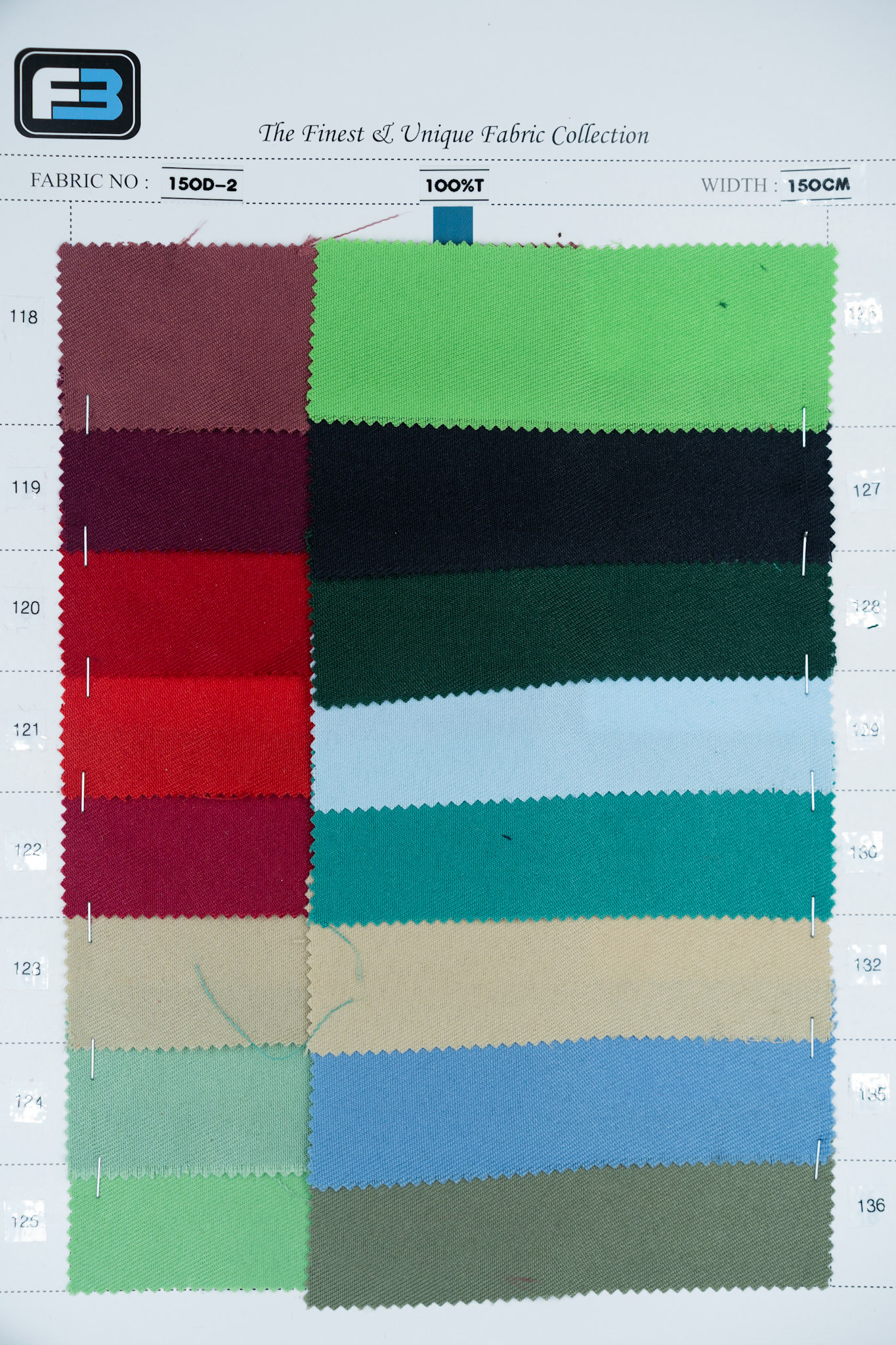 100% Polyester. For Table Cloth, Apron, Background Deco Cloth