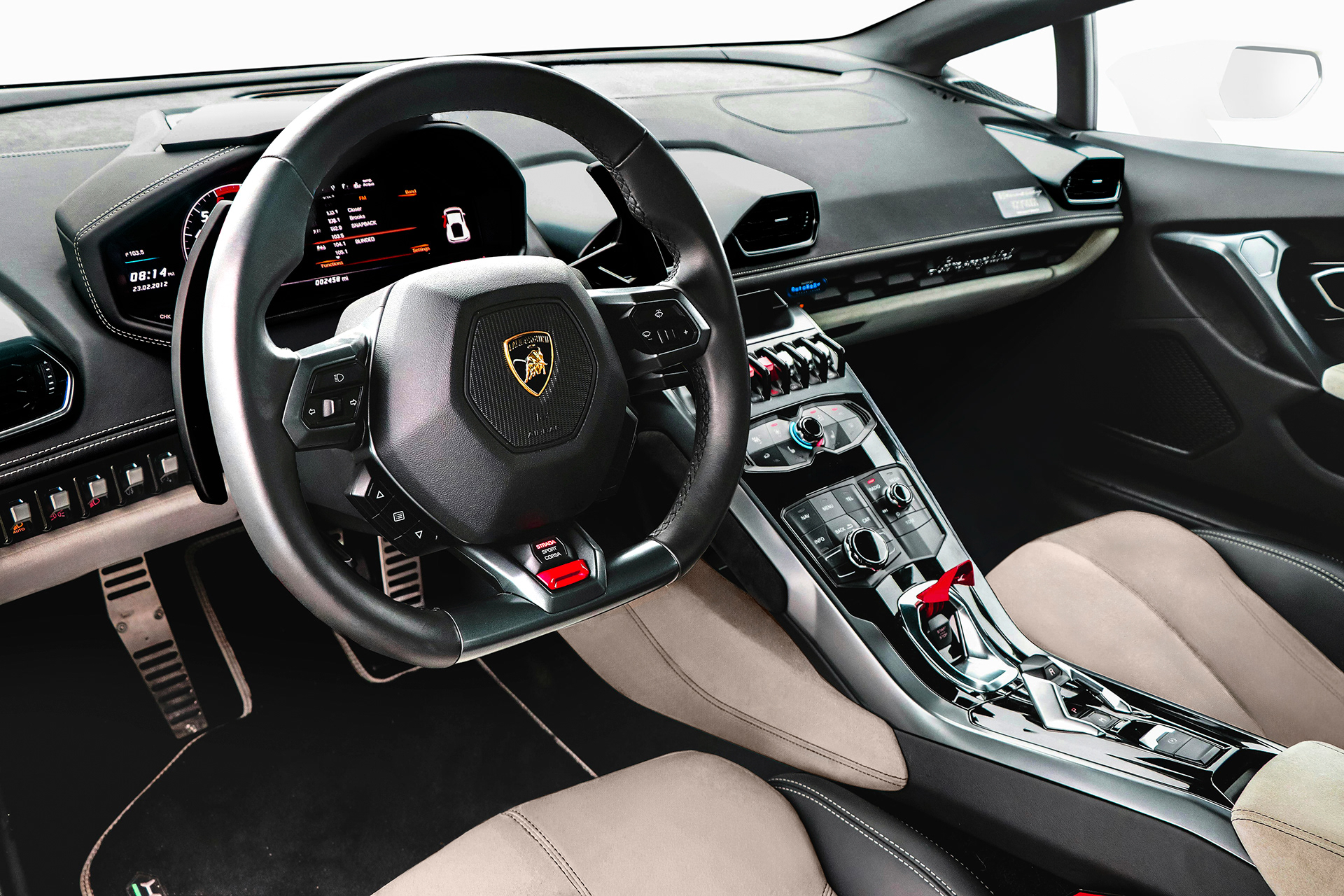 車 写真 修正 後 比較 - ランボルギーニ-内装