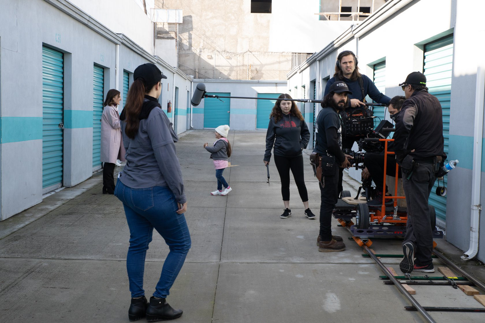 dolly shot set up