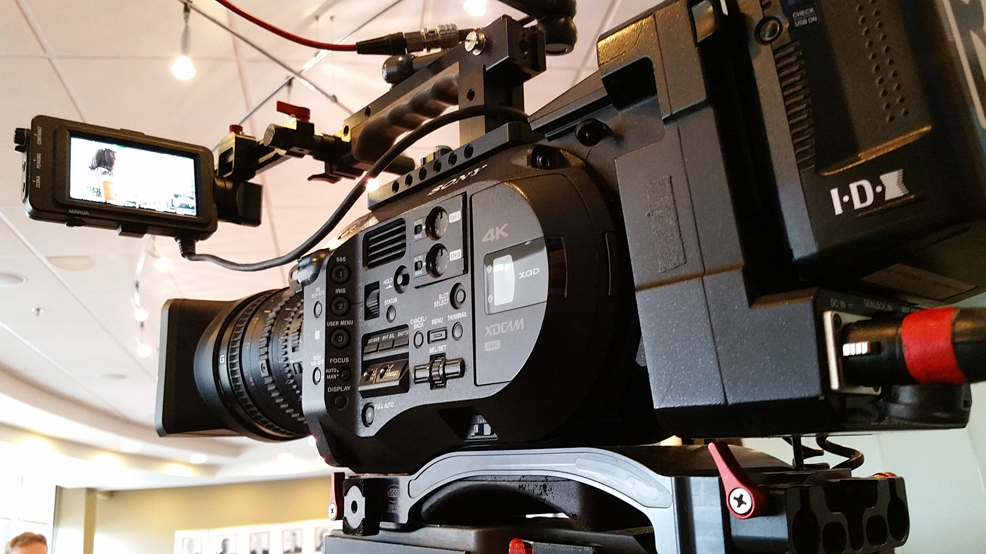 The Sony FS7 I used on my last shoot with Vidionix